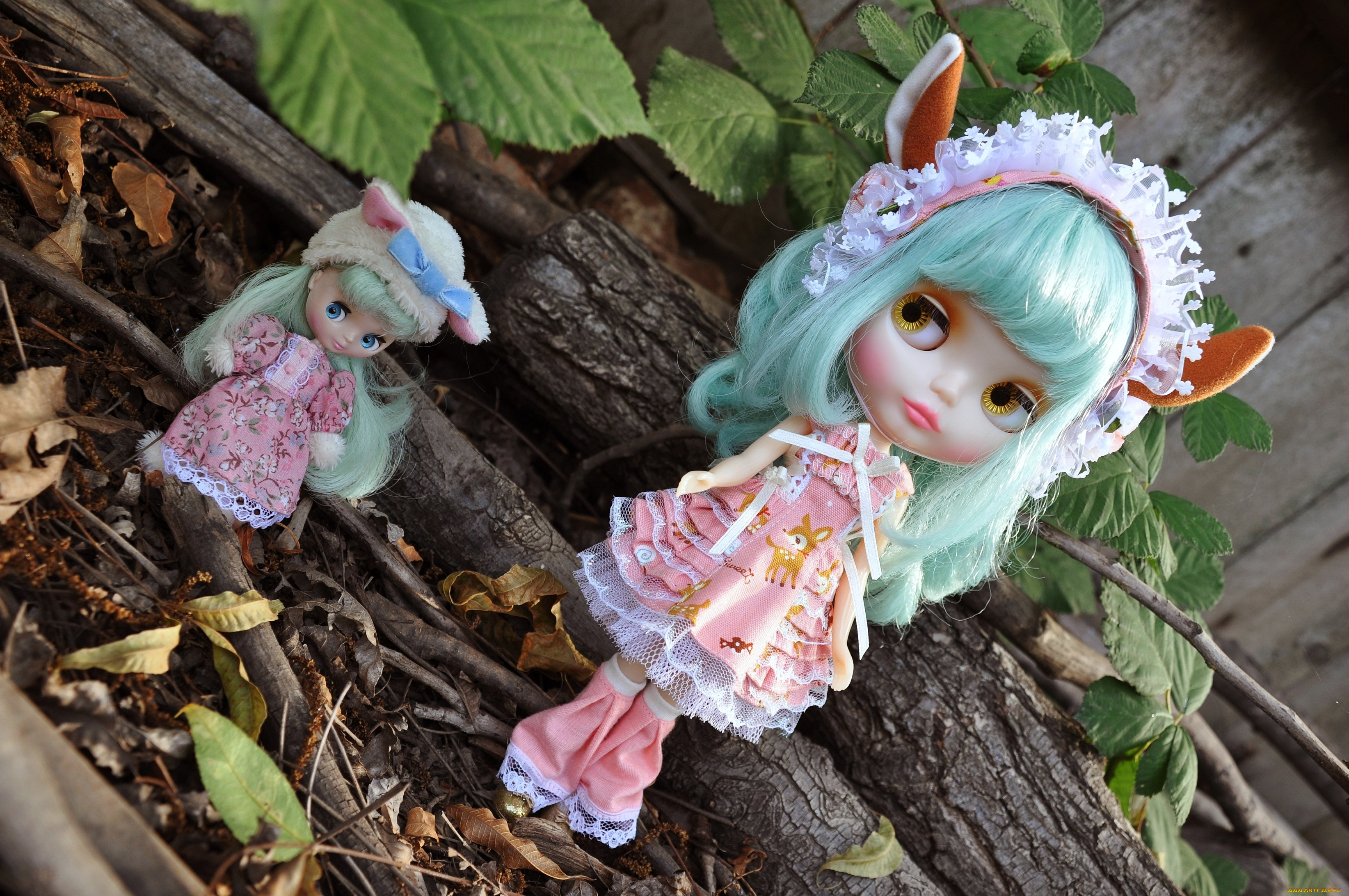 разное, игрушки, голубые, волосы, куклы