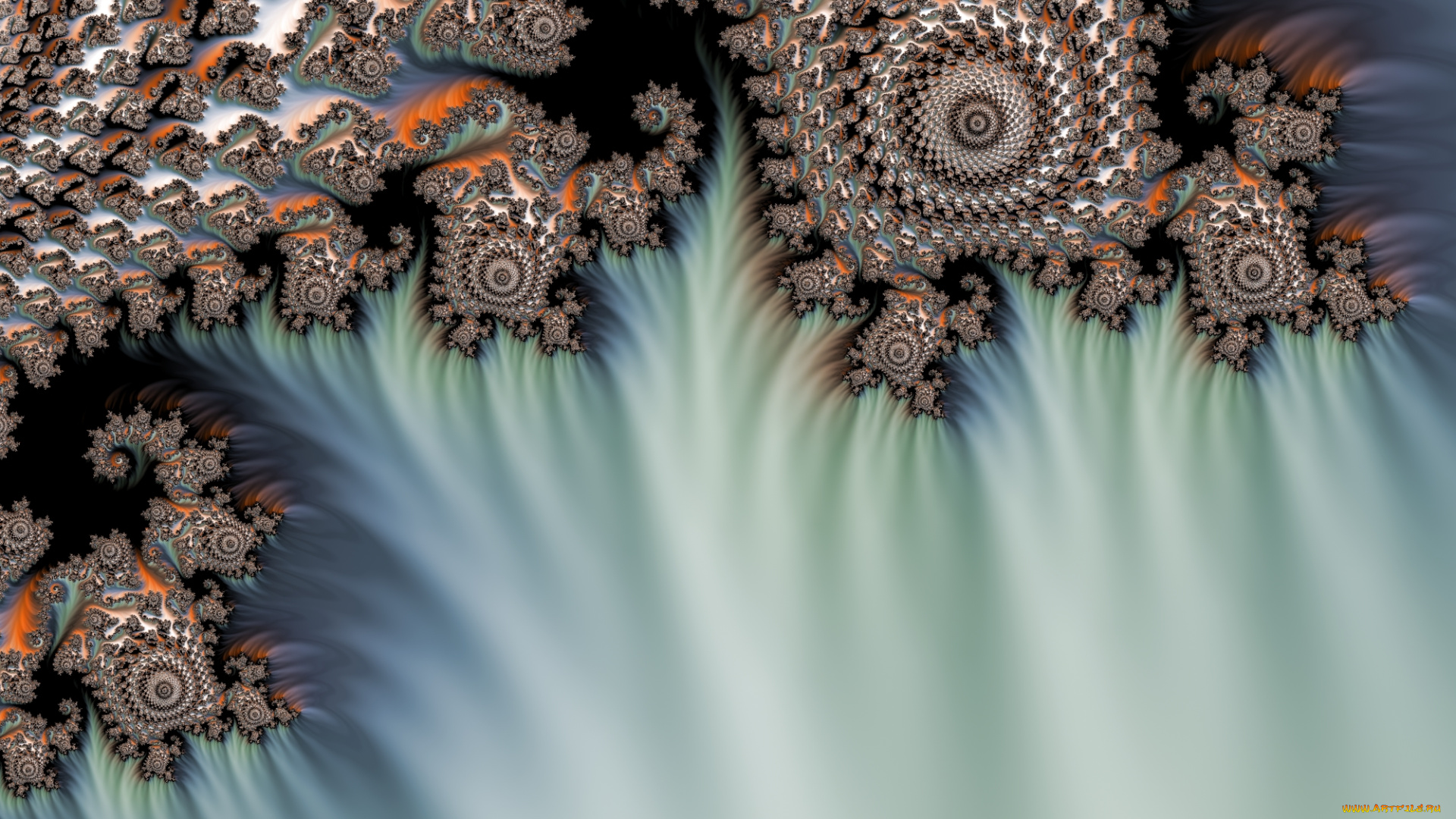 3д, графика, fractal, фракталы, цвета, узор, фон