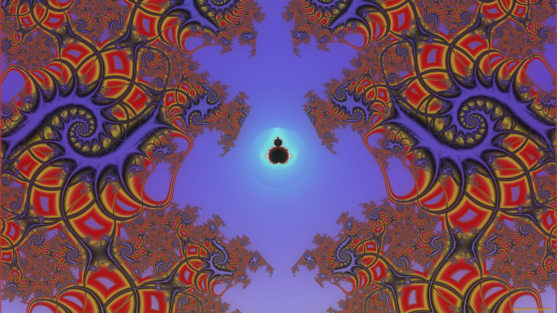 3д, графика, fractal, фракталы, фон, узор, цвета