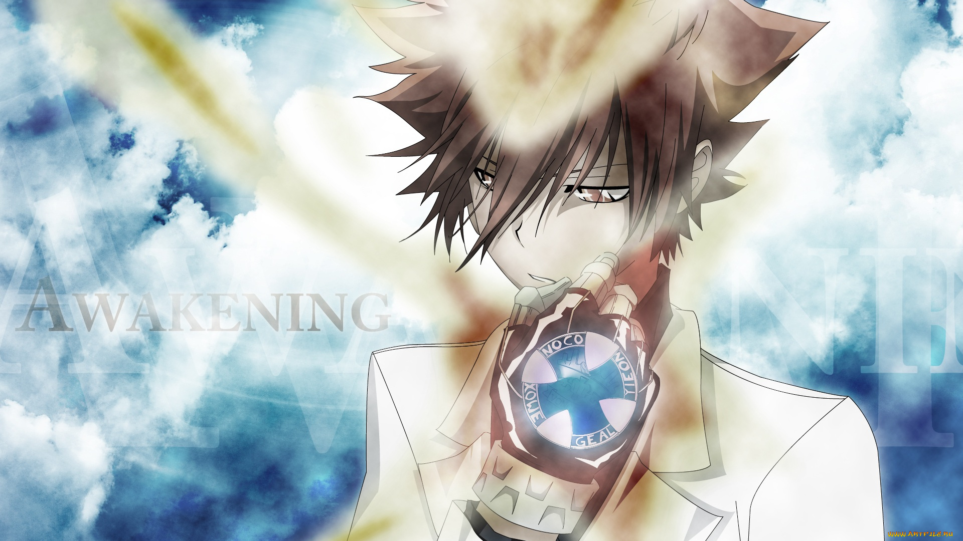 аниме, katekyo, hitman, reborn, пламя, савада, цунаёши, десятый, босс, учитель, мафиози, реборн, вонгола