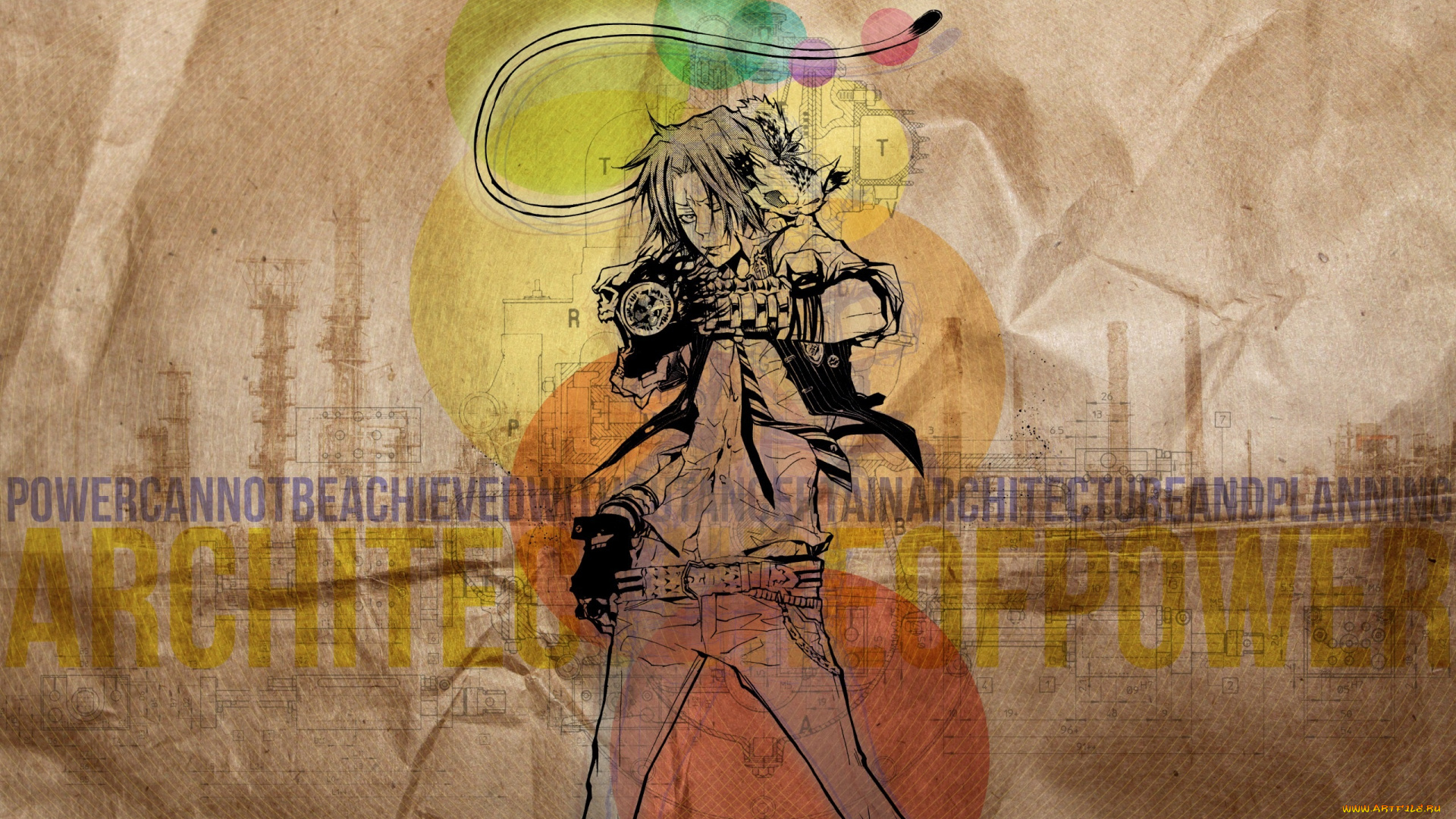 аниме, katekyo, hitman, reborn, учитель, мафиози, реборн, гакудера, хаято, кот, оружие