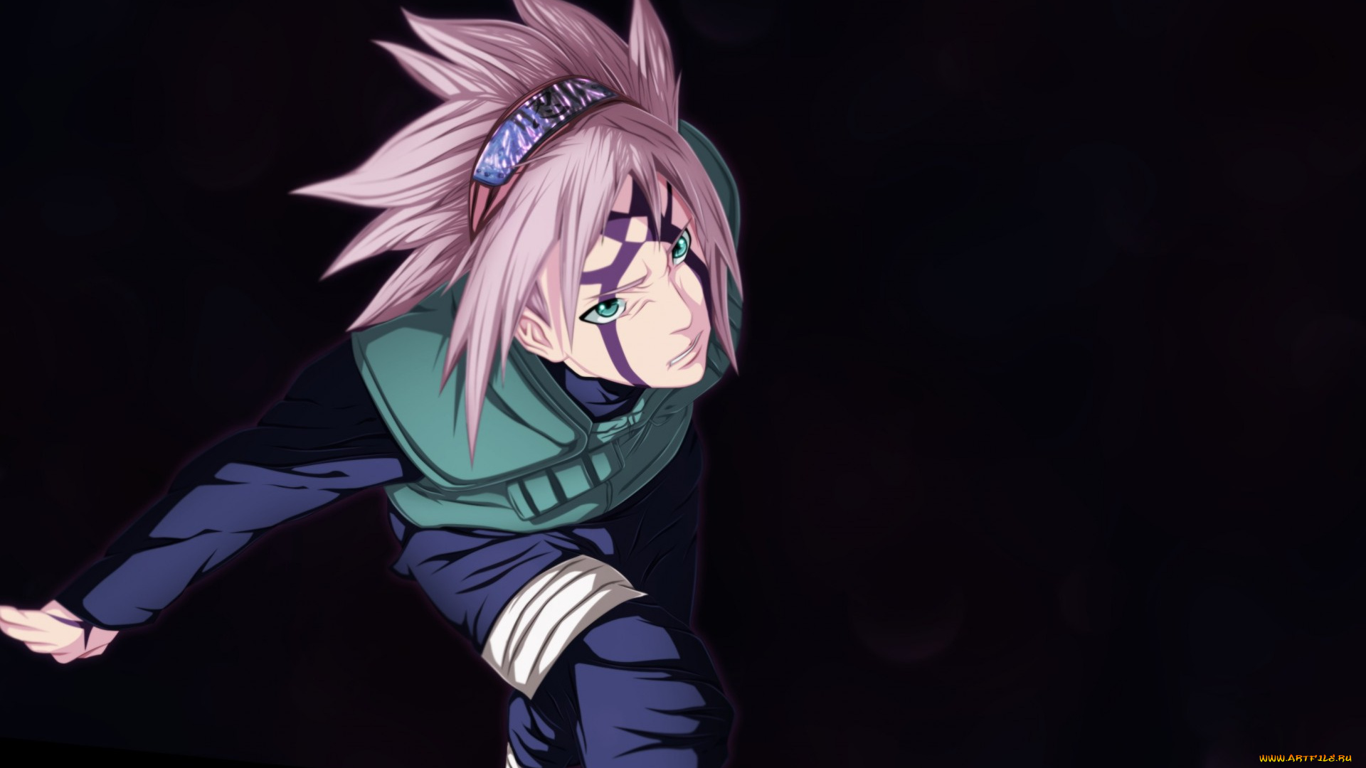 аниме, naruto, haruno, sakura, art, anime