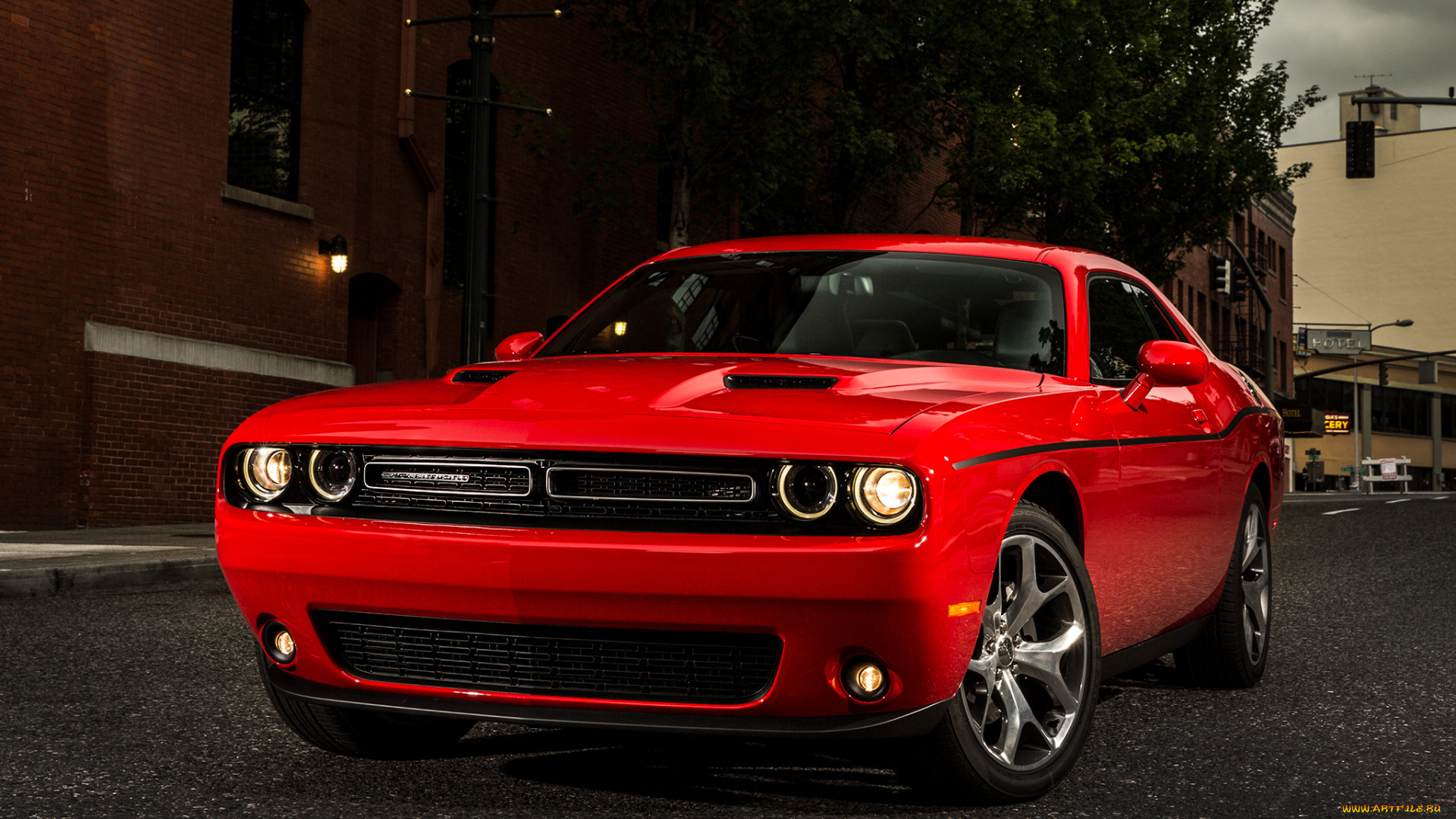 автомобили, dodge, challenger, 2015г, sxt, plus, lc, красный