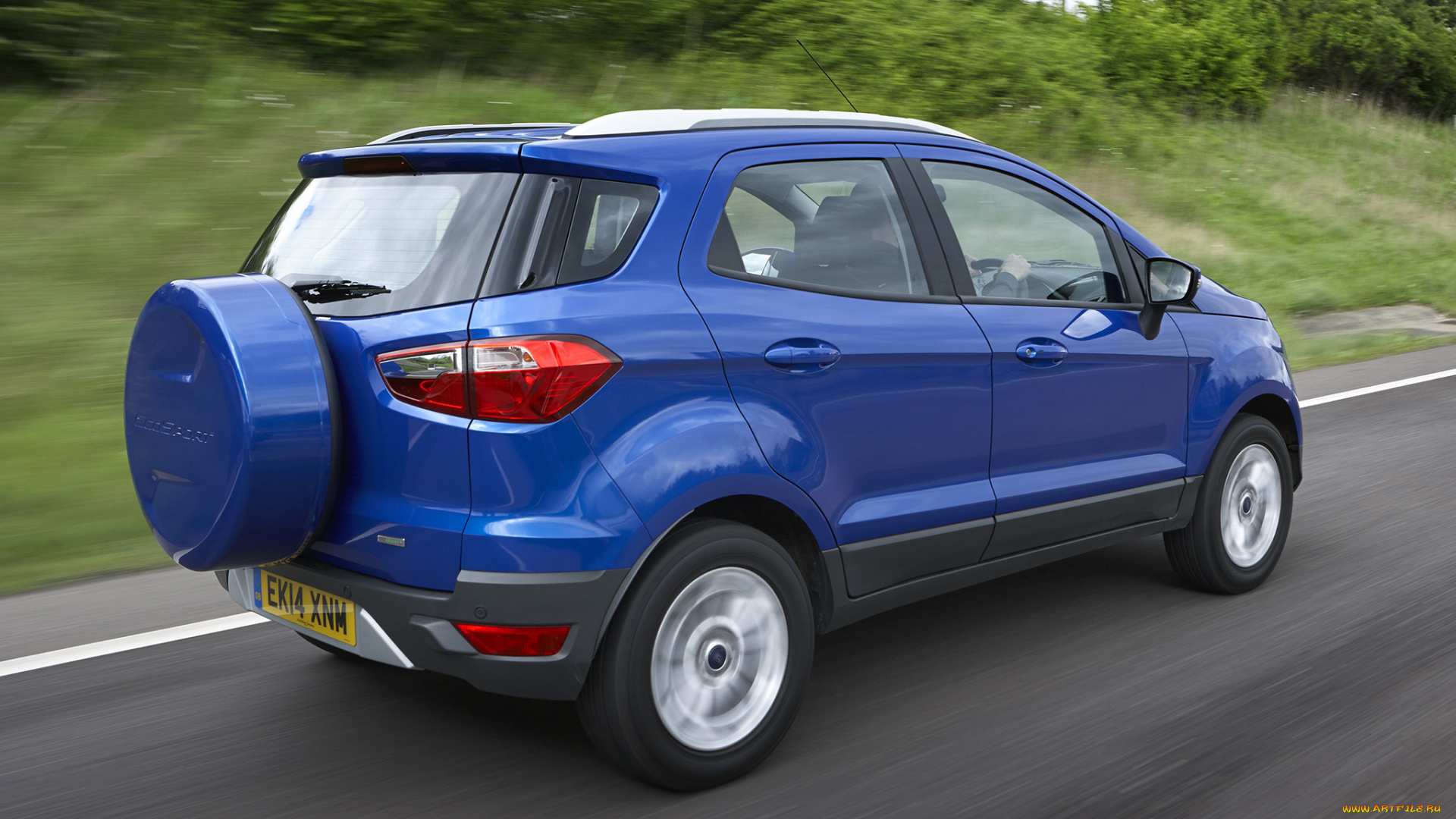 автомобили, ford, ecosport, uk-spec, 2014г, синий