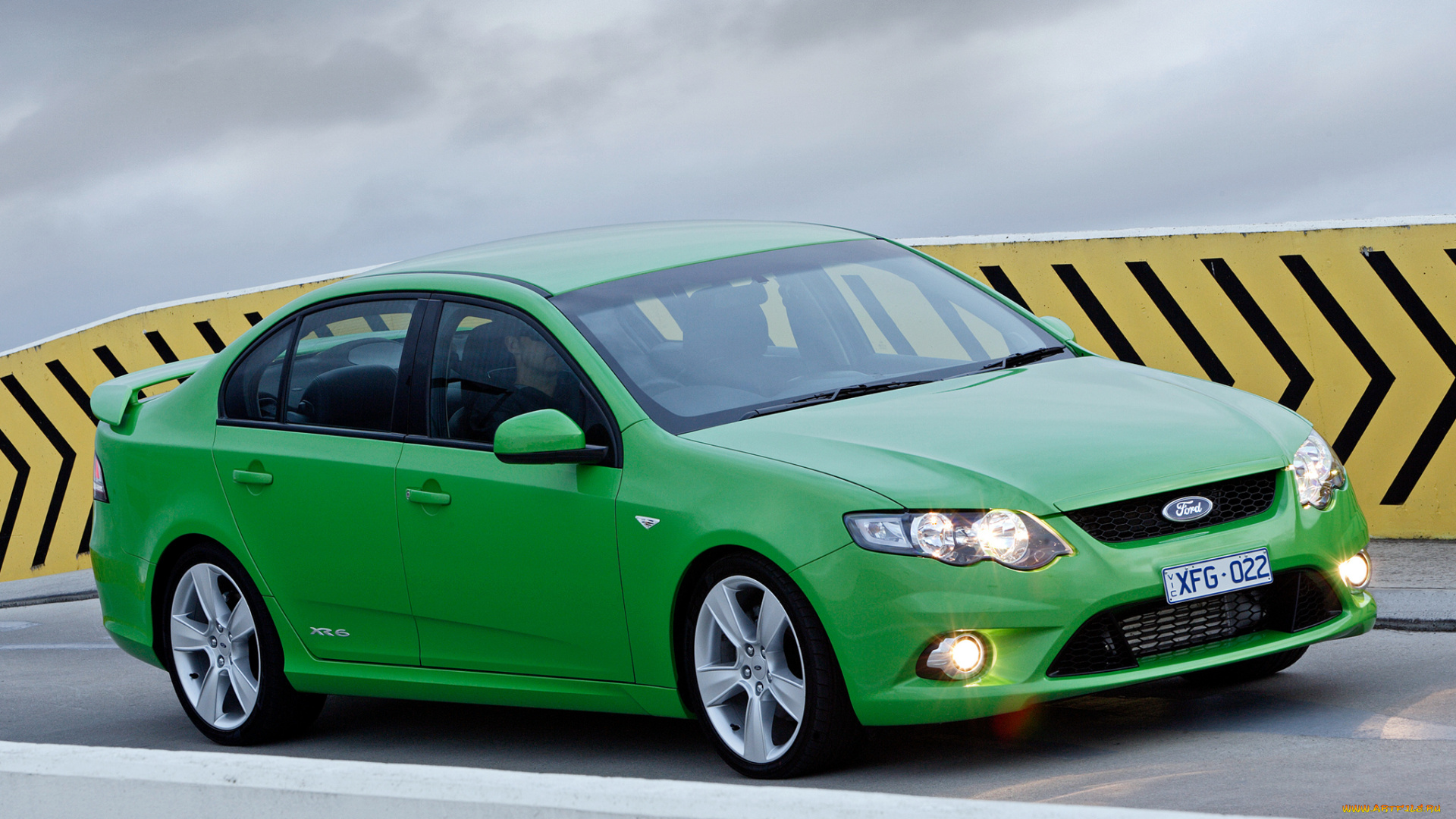 автомобили, ford, falcon, xr6, turbo, fg, зеленый