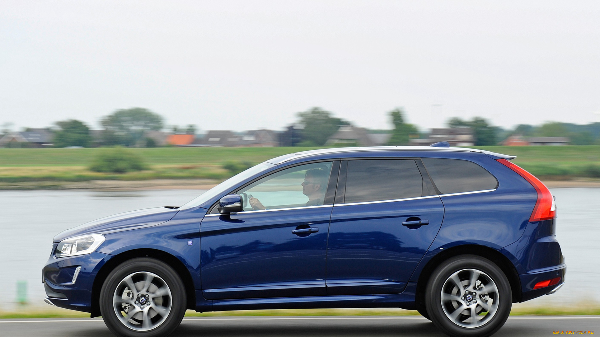 автомобили, volvo, xc60, t5, синий, ocean, race, 2014г