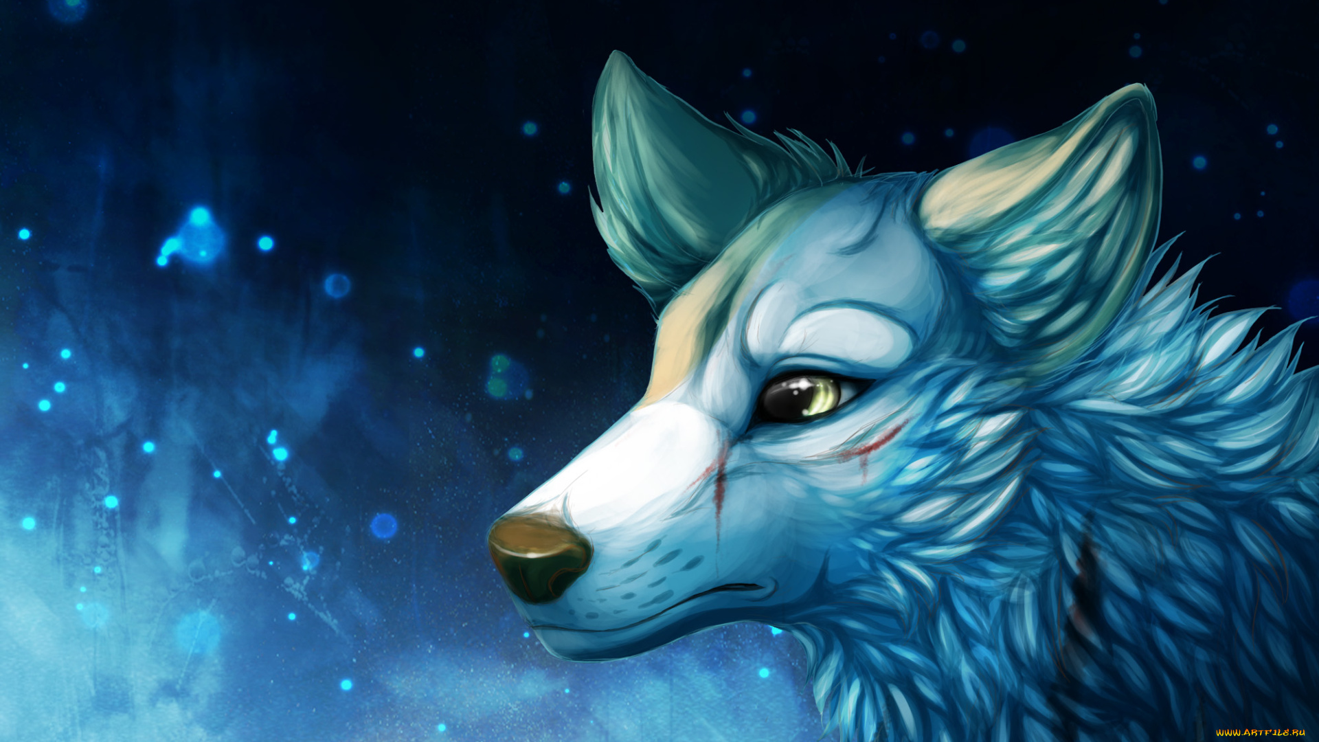 рисованные, животные, , собаки, животное, арт