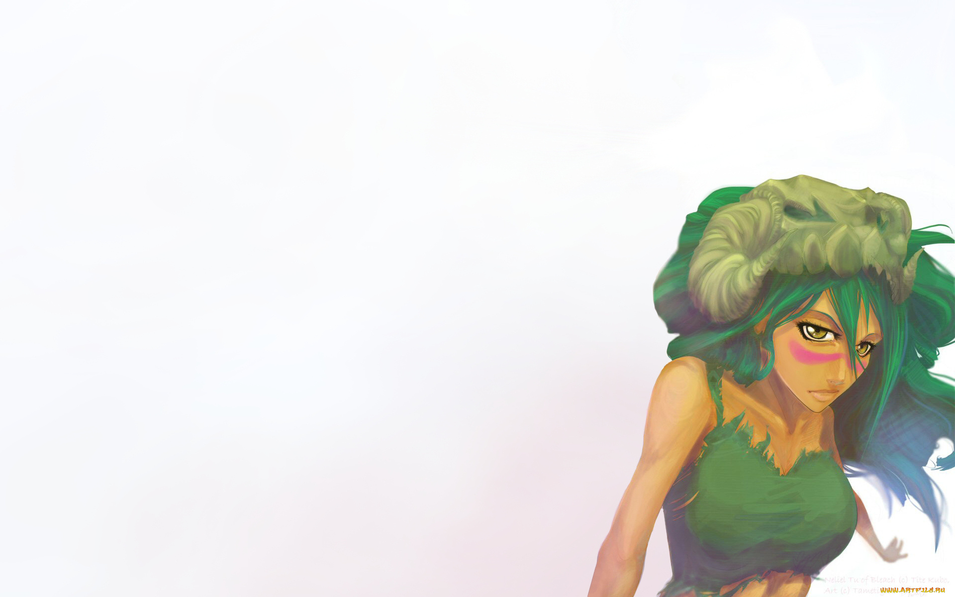 аниме, bleach, нелл, девушка, аранкар, арт, блич