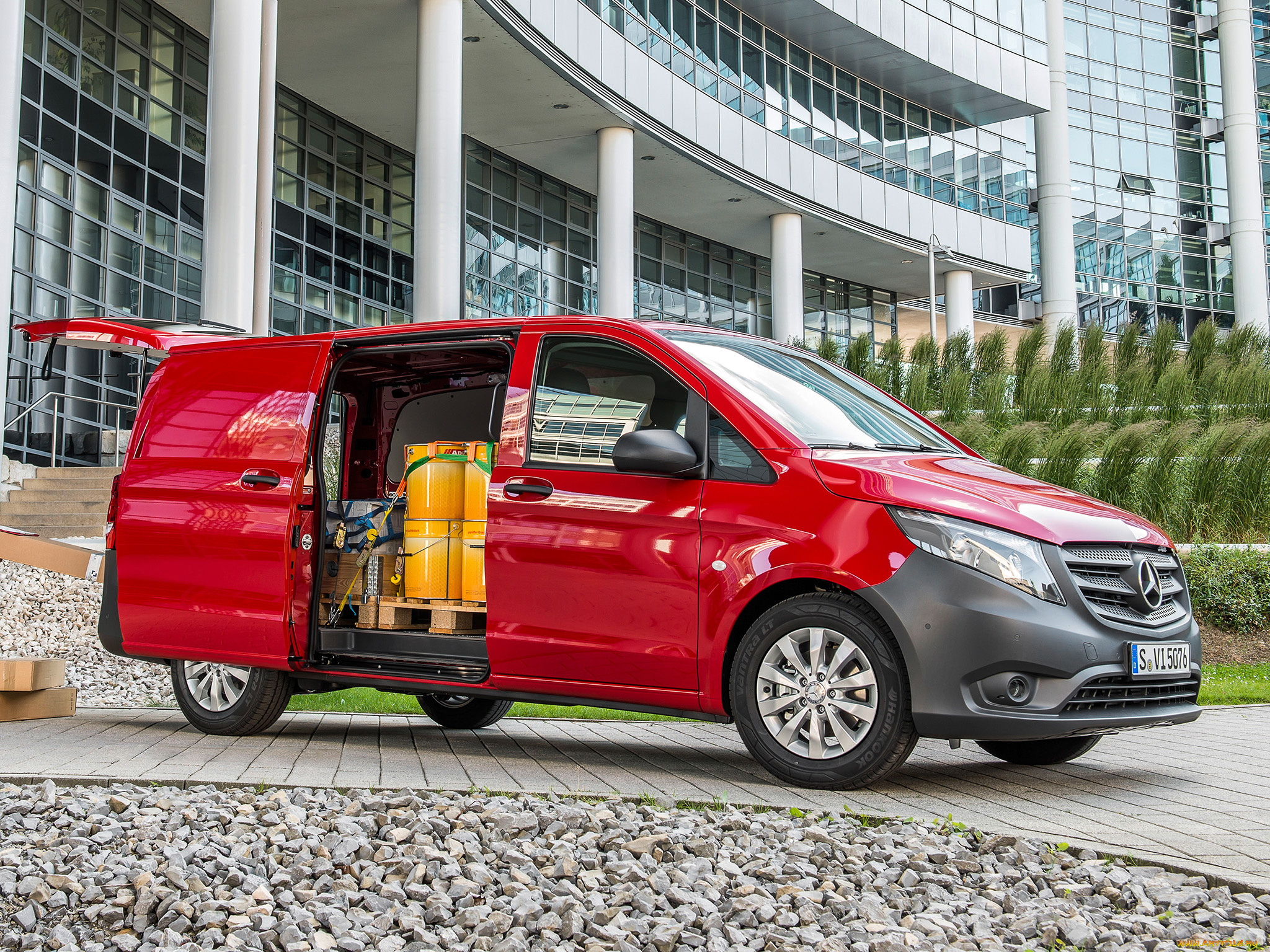 автомобили, mercedes, trucks, mercedes-benz, vito, panel, van, w639, 2014г, красный