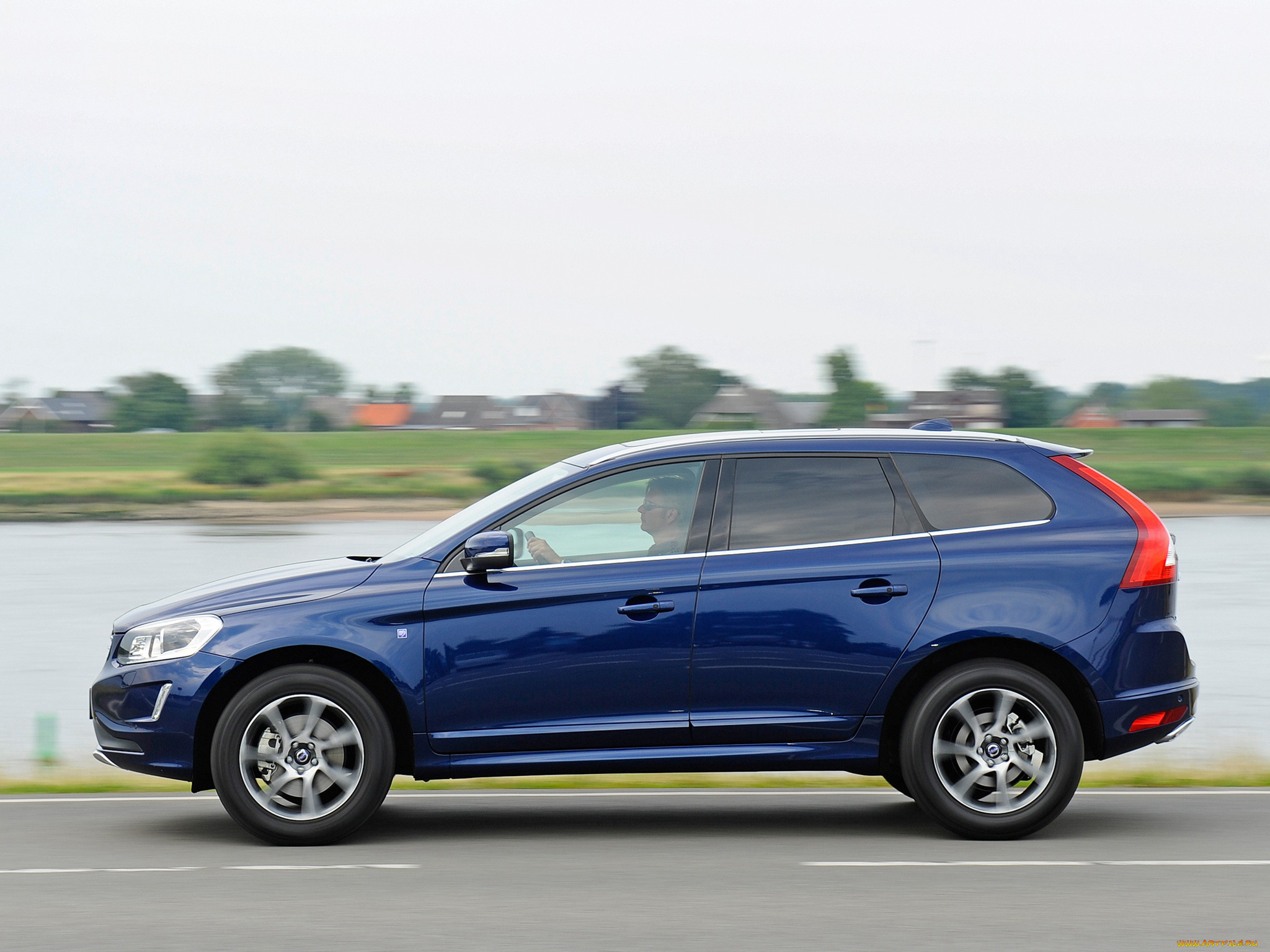 автомобили, volvo, xc60, t5, синий, ocean, race, 2014г