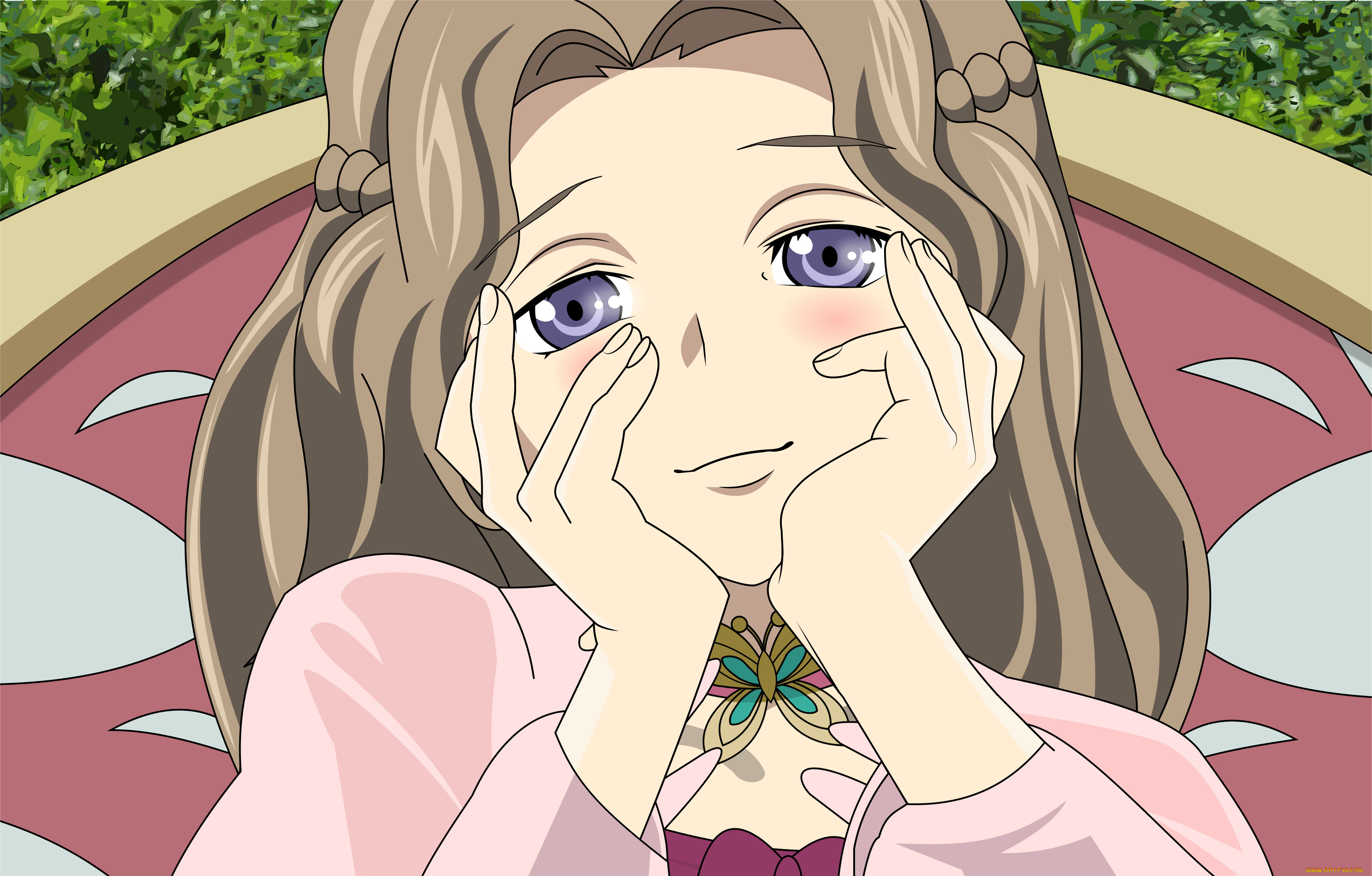 аниме, code, geass, взгляд, код, гиас, девочка, лицо