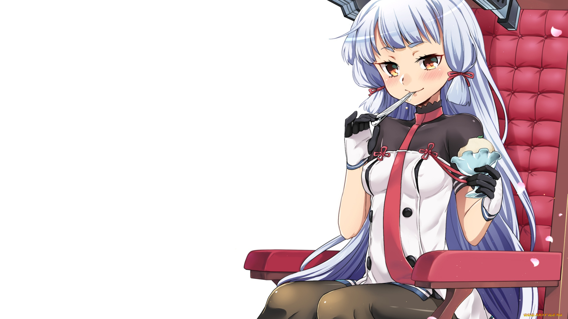 аниме, kantai, collection, kantai, collection, murakumo, kancolle, namitax, арт, девушка