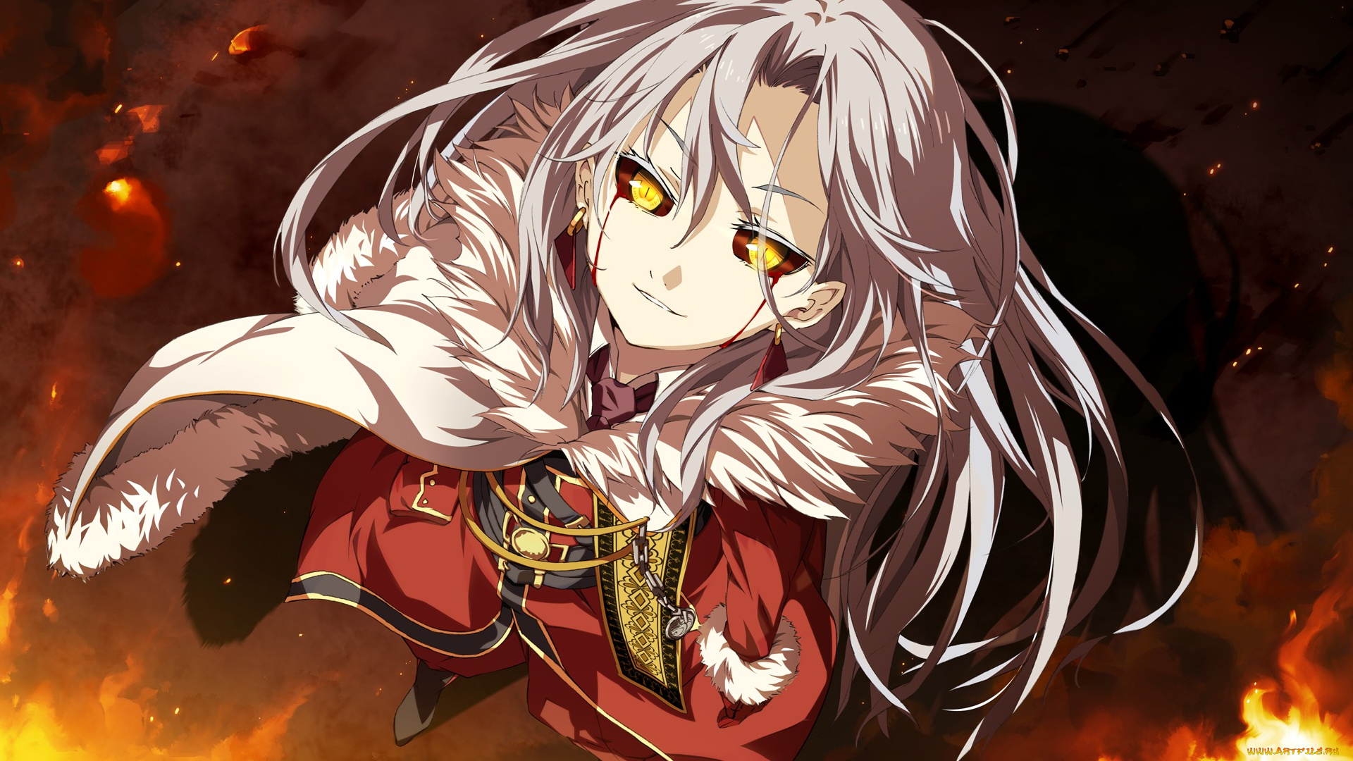 аниме, sousyu, sensinkan-gakuen, hachimyoujin, hachimyoujin, взгляд, keira, georgievna, soushuu, senshinkan, gakuen