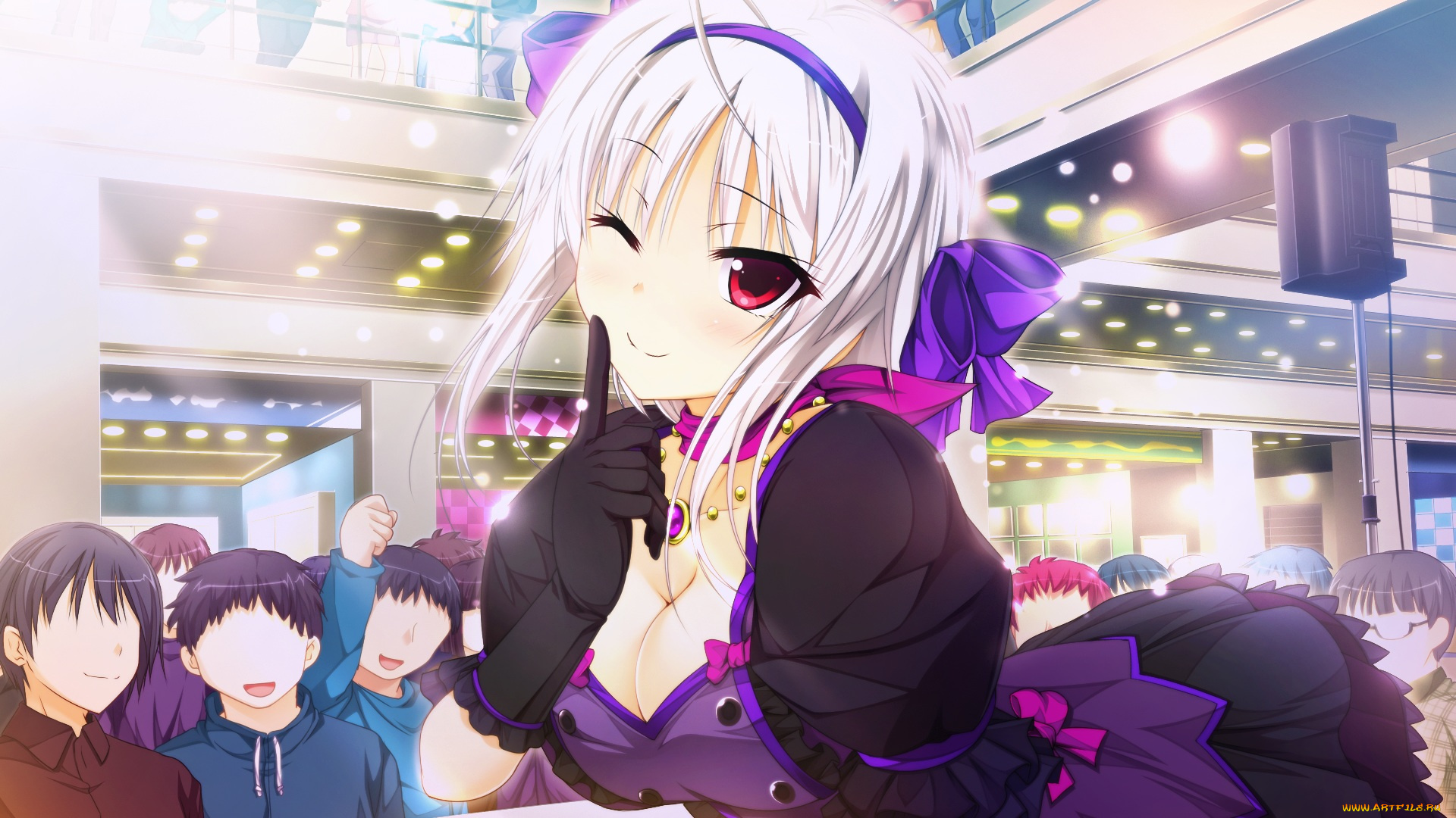 аниме, unknown, , другое, взгляд, девушка, парни, арт, ecchi, de, hentai, kagami, hibiki