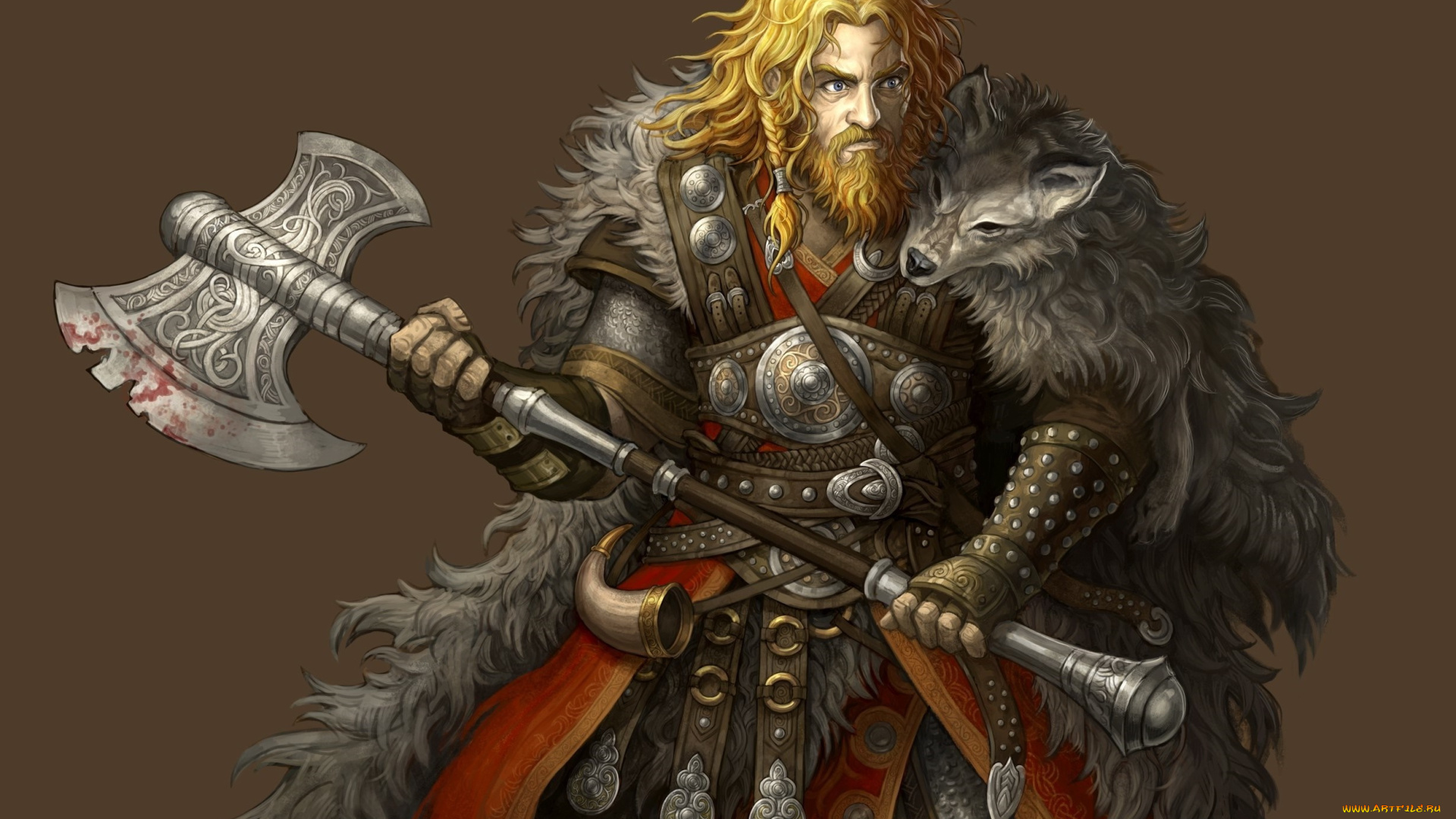 фэнтези, люди, оружие, воин