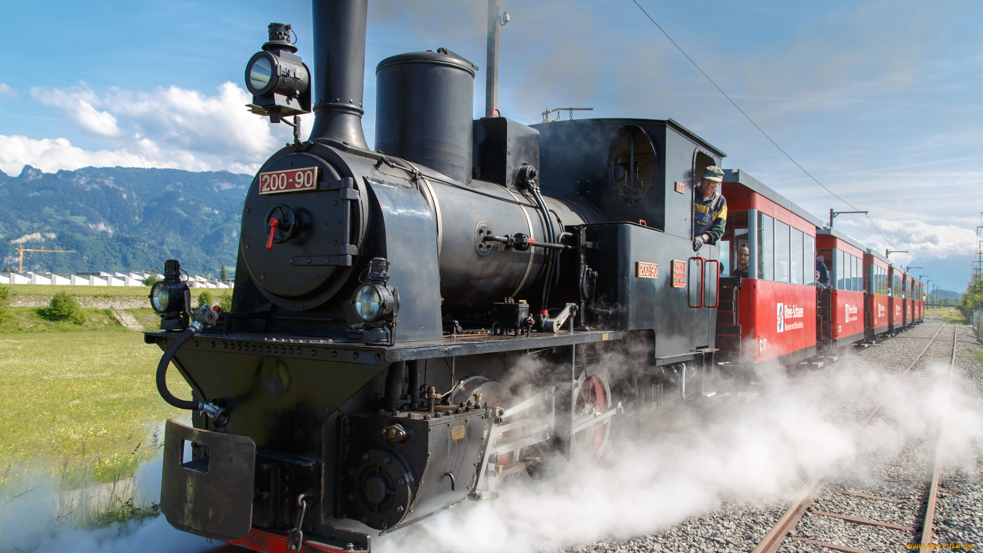 техника, паровозы, паровоз, рельсы, дорога, железная