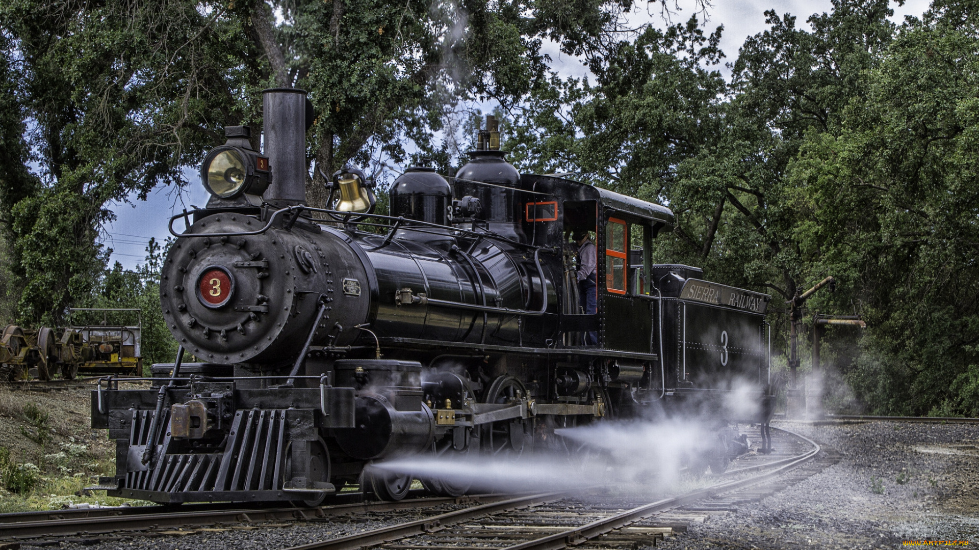 техника, паровозы, рельсы, дорога, железная, паровоз