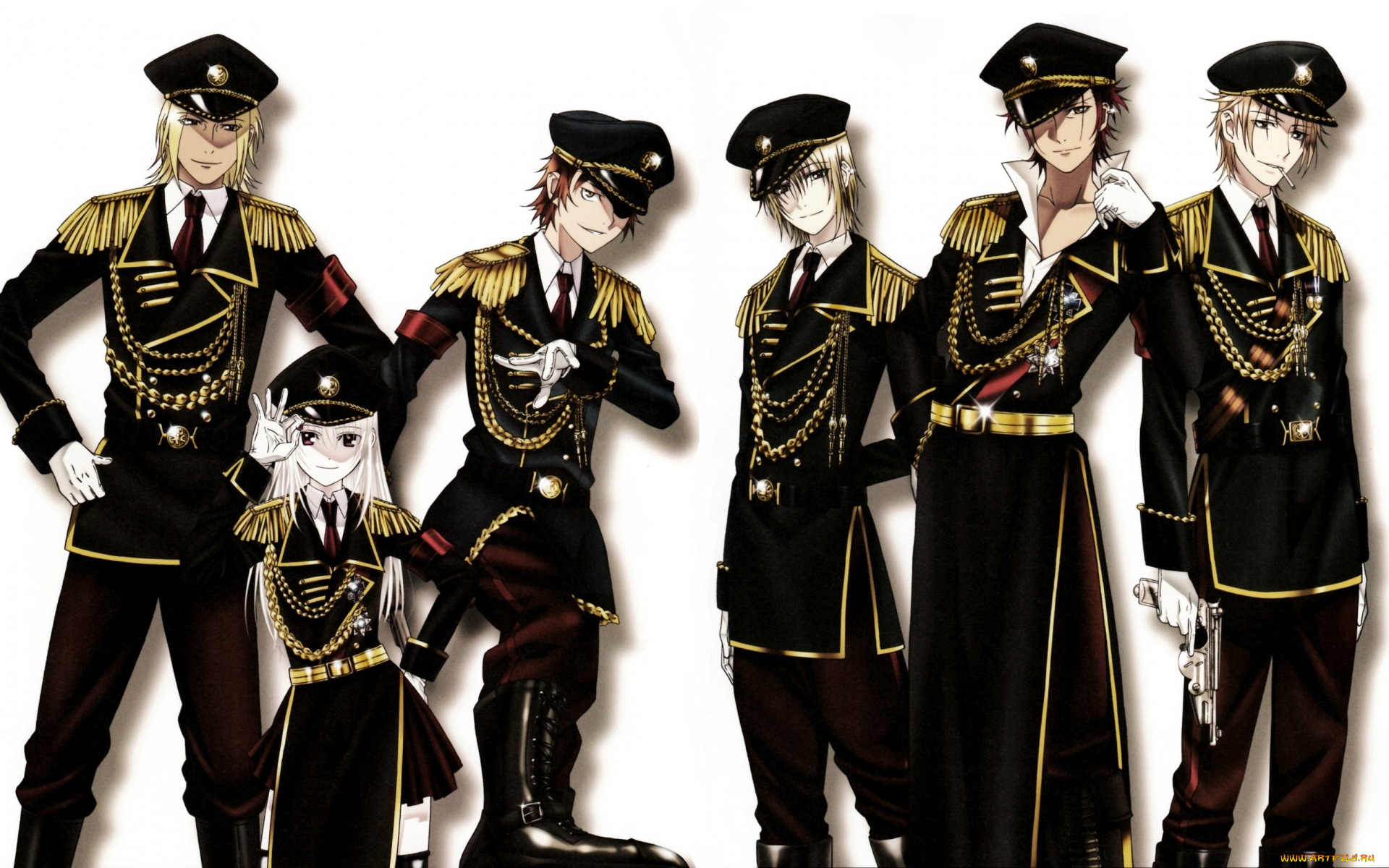 аниме, k, project, yashiro, isana, mikoto, souh, anna, kushina, проект, кей, перчатки, rikio, kamamoto, tataro, totsuka, военная, форма, misaki, yata, k, projeck