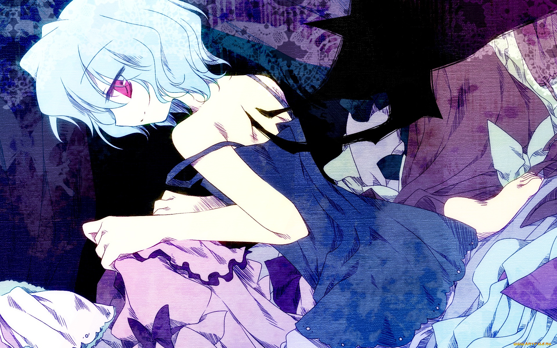 аниме, touhou, remilia, scarlet, арт, motomiya, mitsuki, девушка