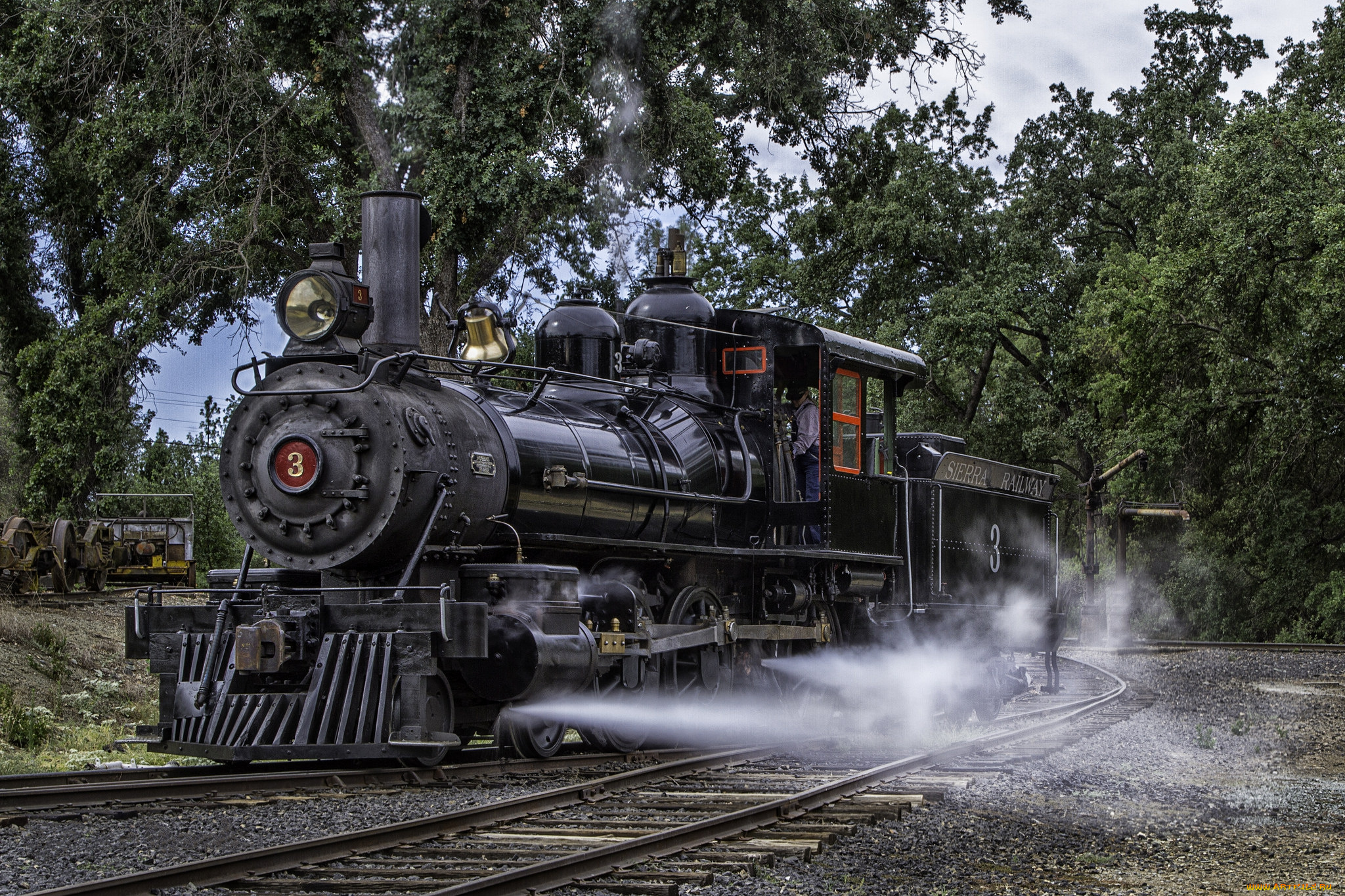 техника, паровозы, рельсы, дорога, железная, паровоз