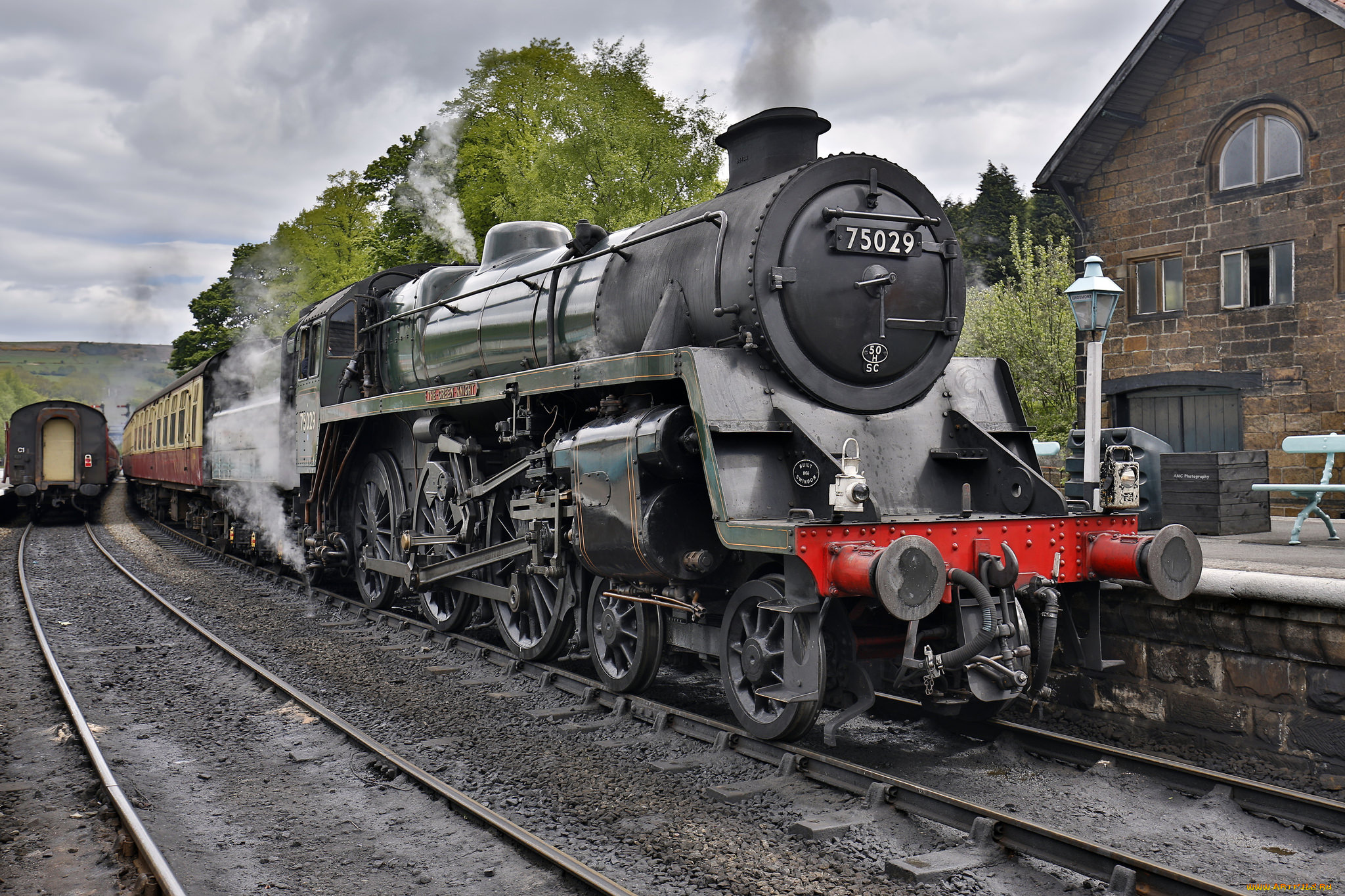 техника, паровозы, рельсы, паровоз, дорога, железная