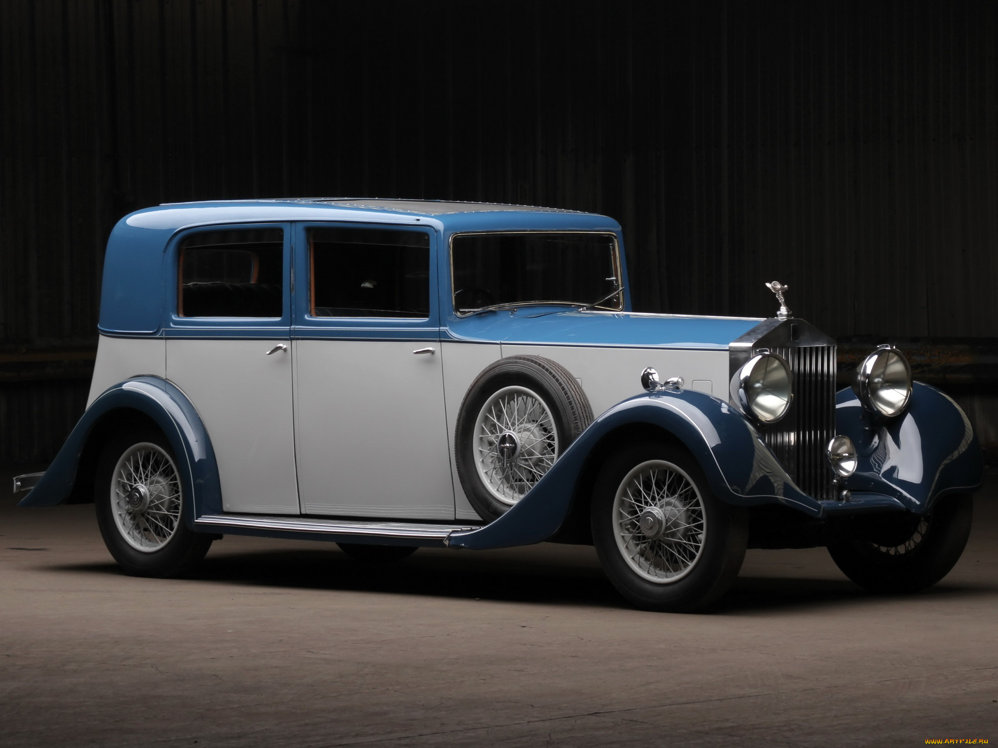 автомобили, rolls-royce, 20-25, hp, saloon, barker, 1935г