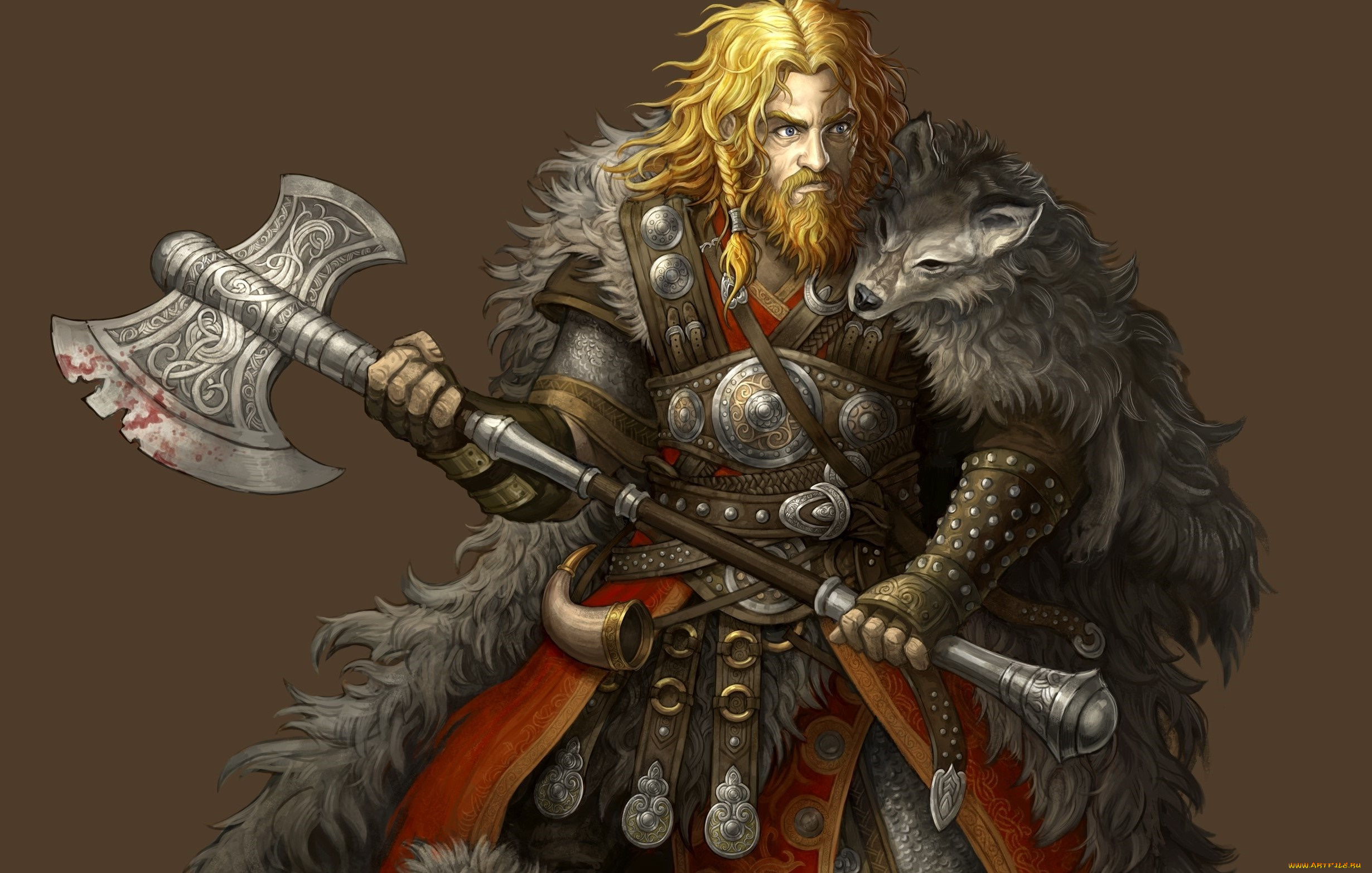 фэнтези, люди, оружие, воин