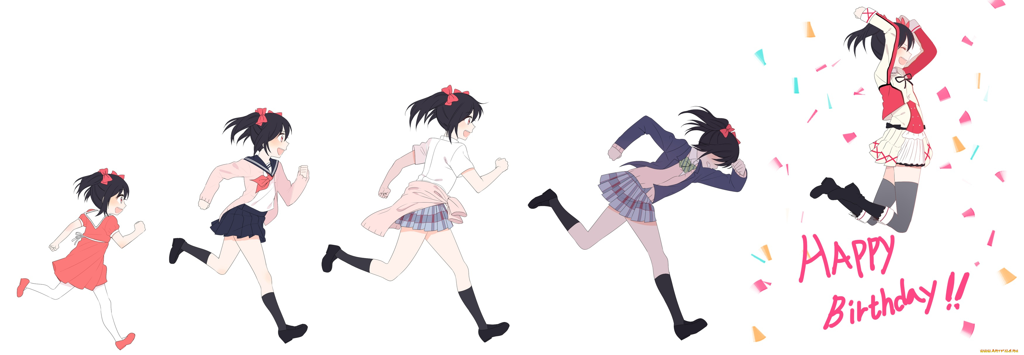 аниме, love, live, , school, idol, project, love, live, school, idol, project, девушка, арт, девочка, yazawa, nico, 14-vision5032, взросление