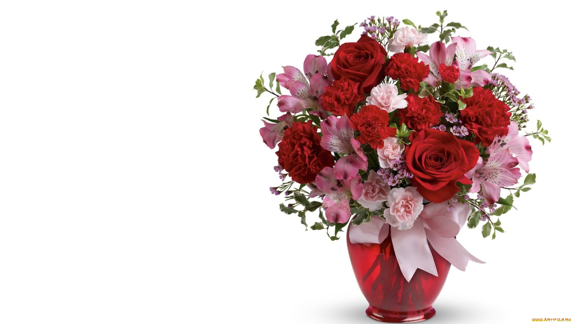 цветы, букеты, , композиции, альстромерия, розы, гвоздики