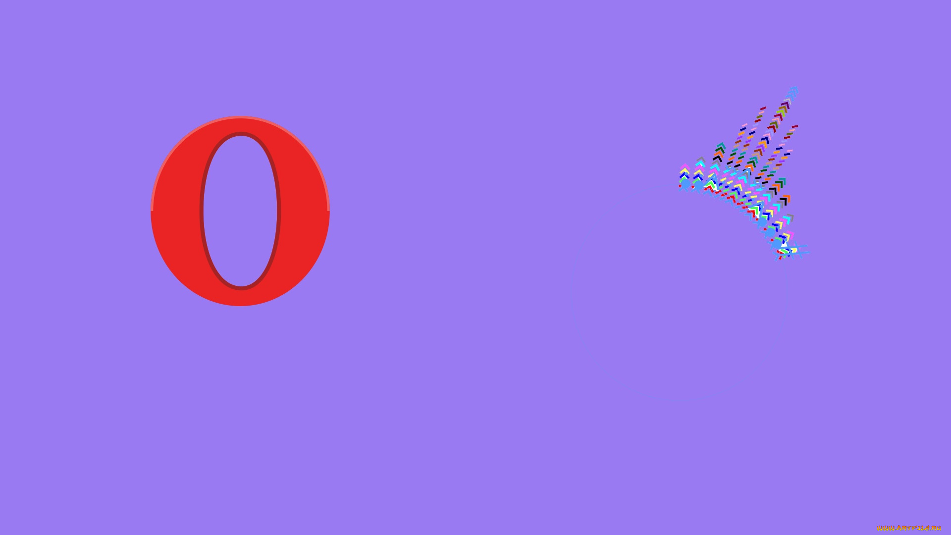 компьютеры, opera, фон, логотип