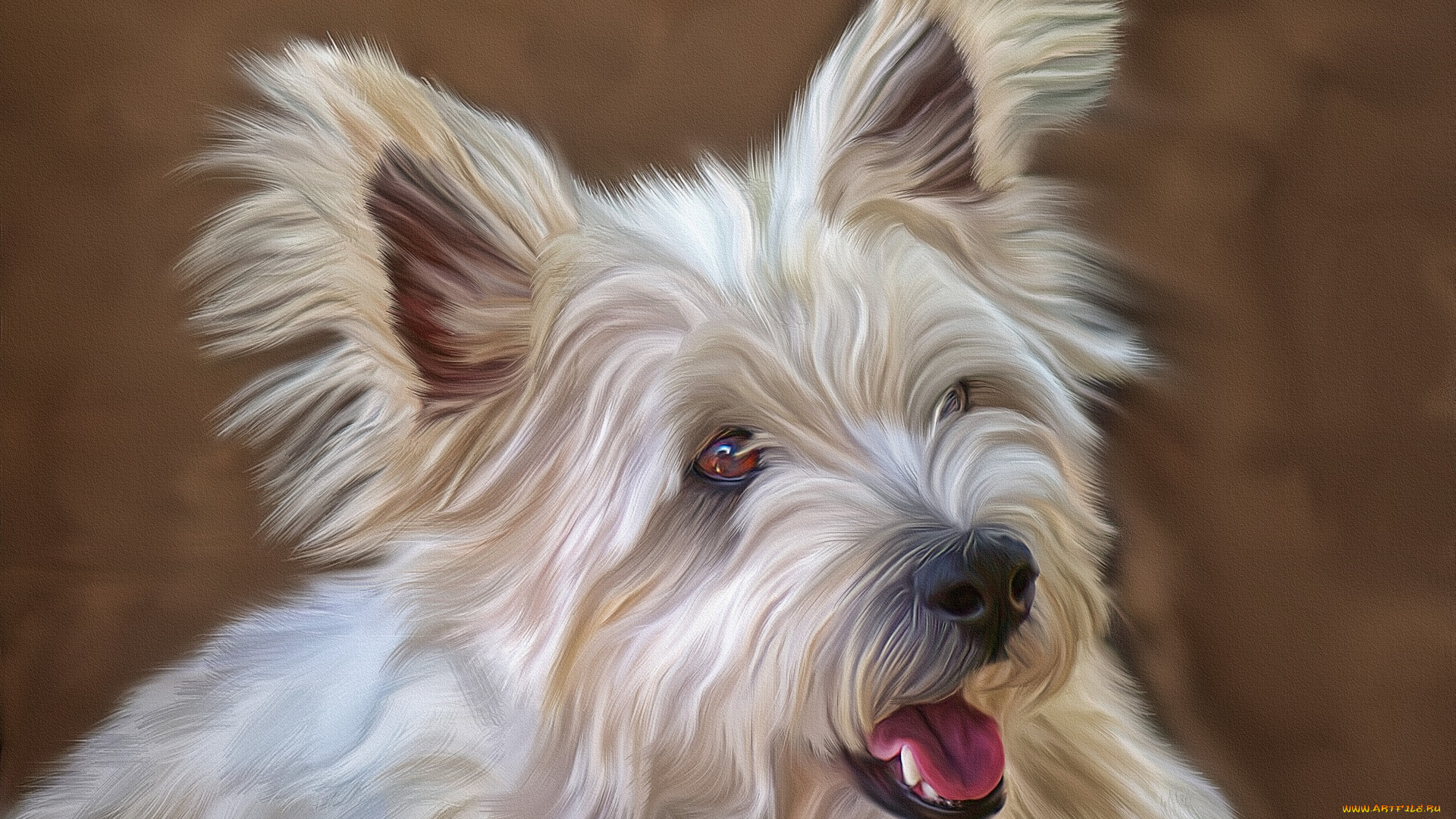 рисованное, животные, , собаки, морда