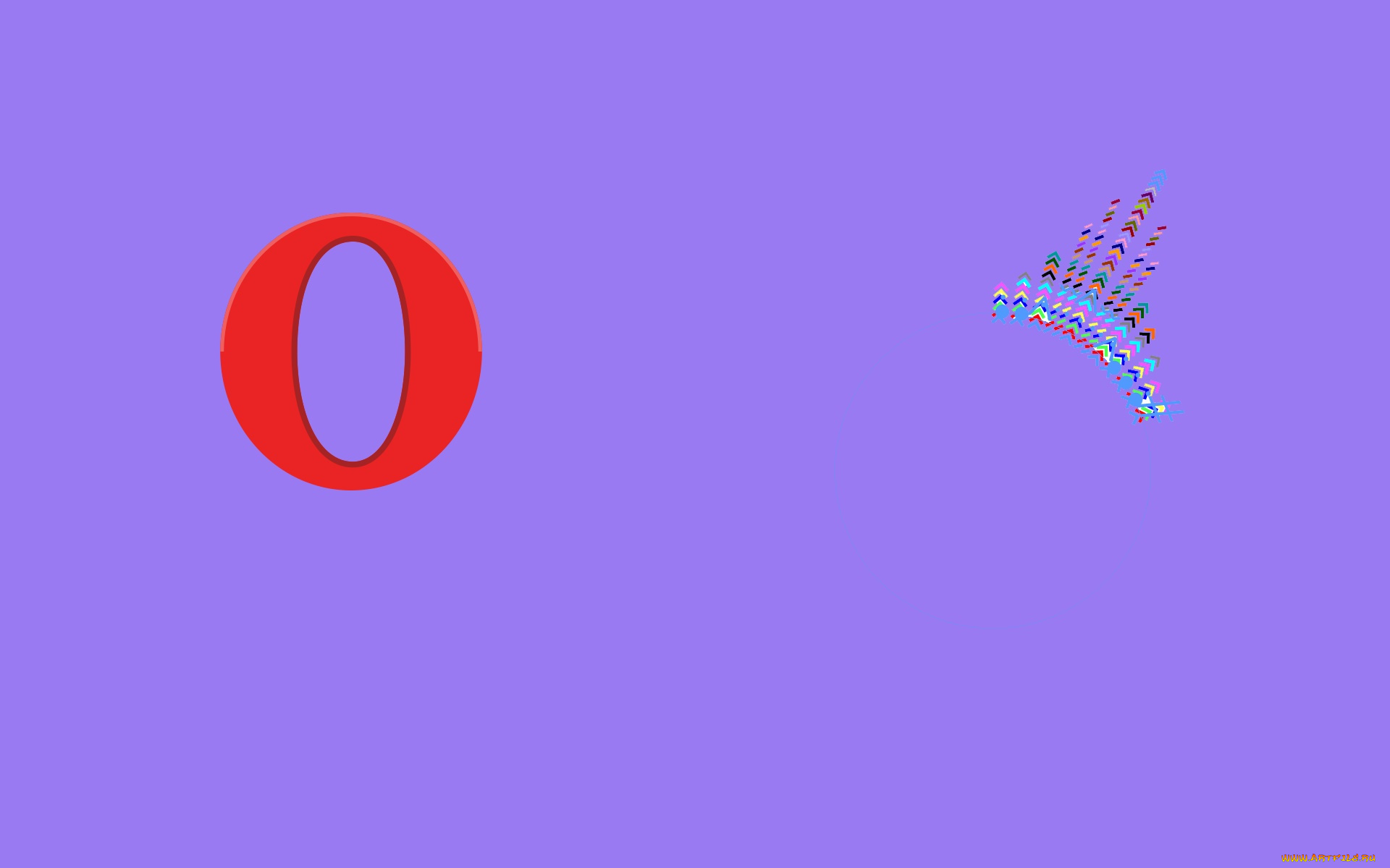 компьютеры, opera, фон, логотип