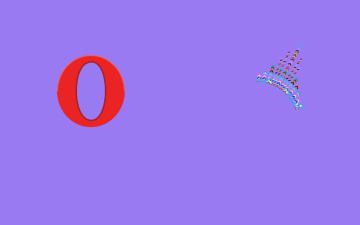 Картинка компьютеры opera фон логотип