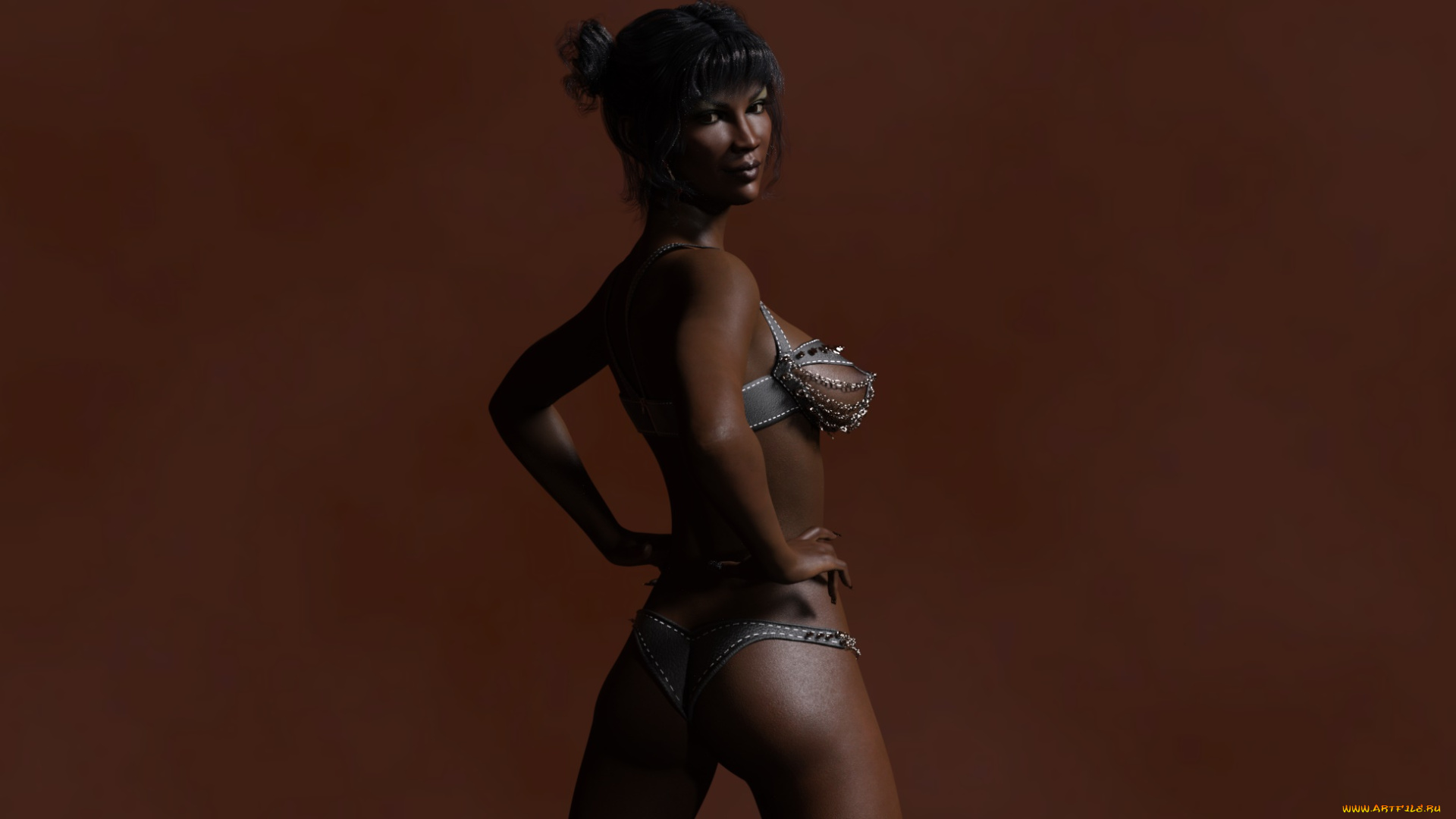 3д, графика, люди, , people, девушка, взгляд, фон