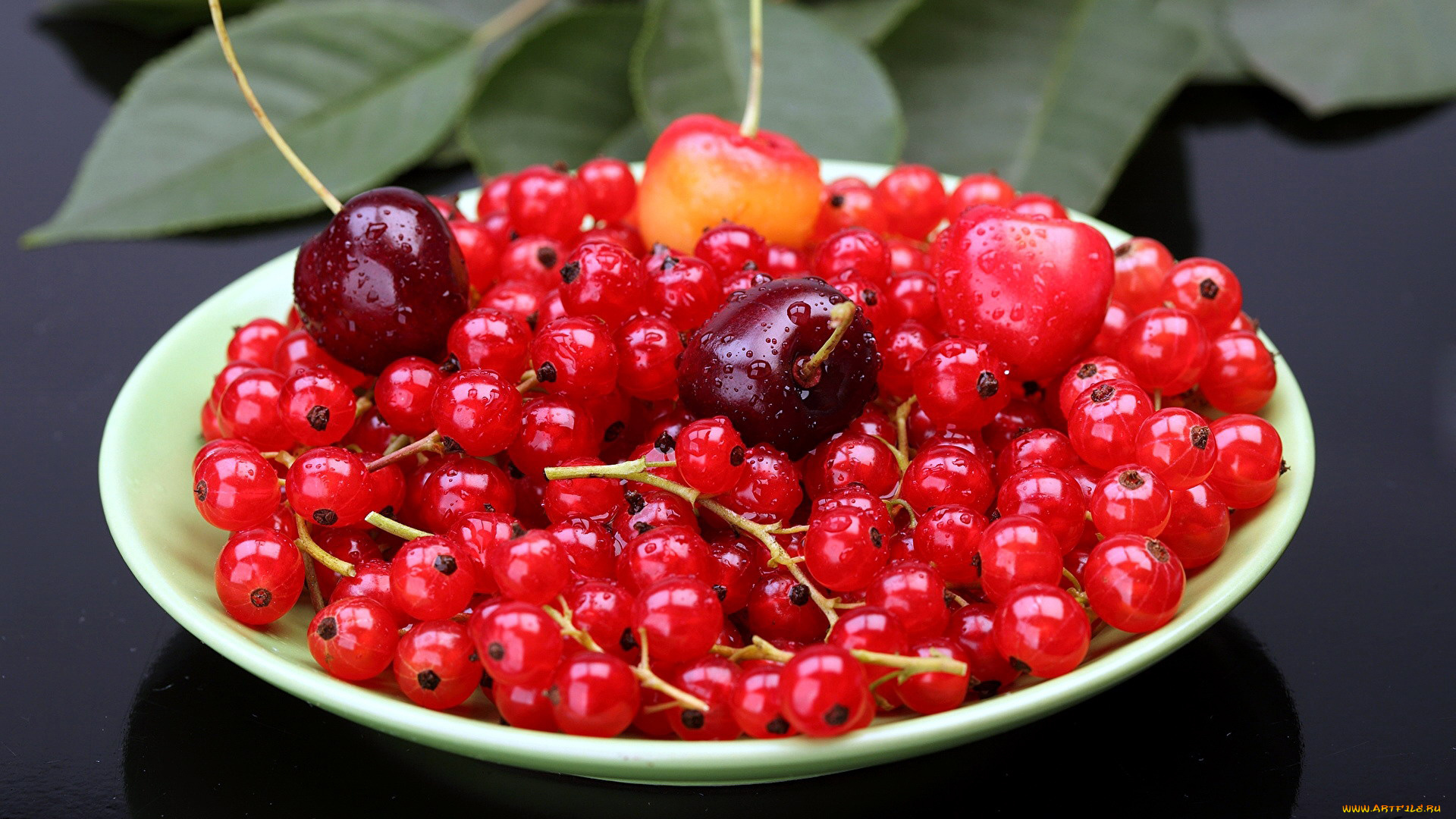 еда, фрукты, , ягоды, смородина, вишня