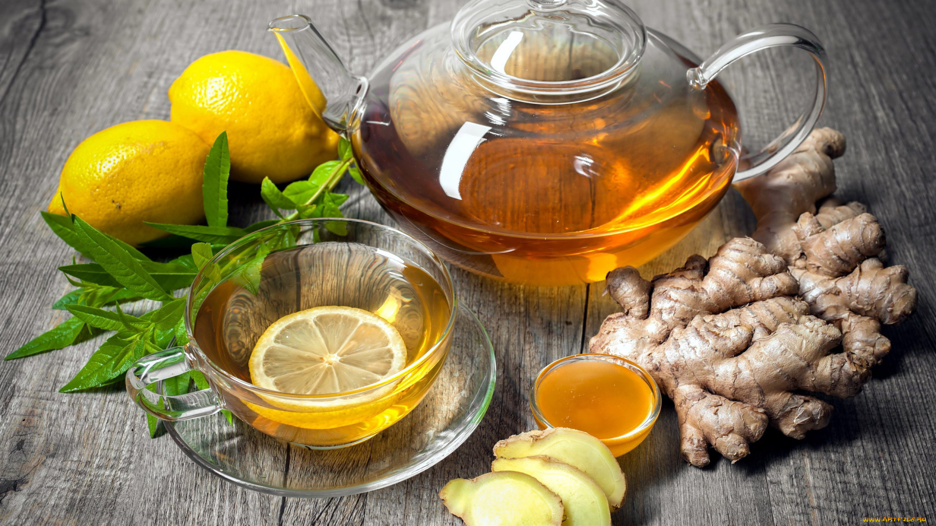 еда, напитки, , Чай, имбирь, лимон, чай