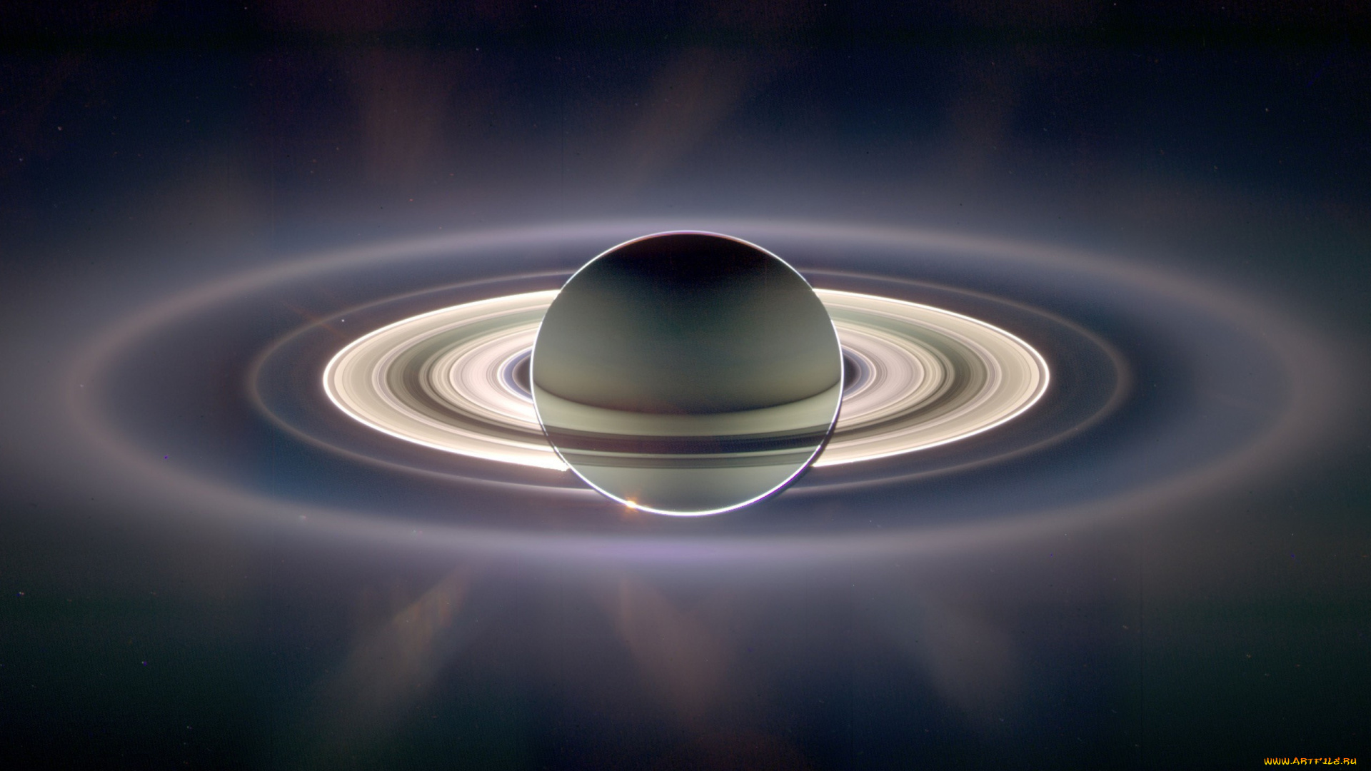 космос, сатурн, планета, звезды, галактики, вселенная