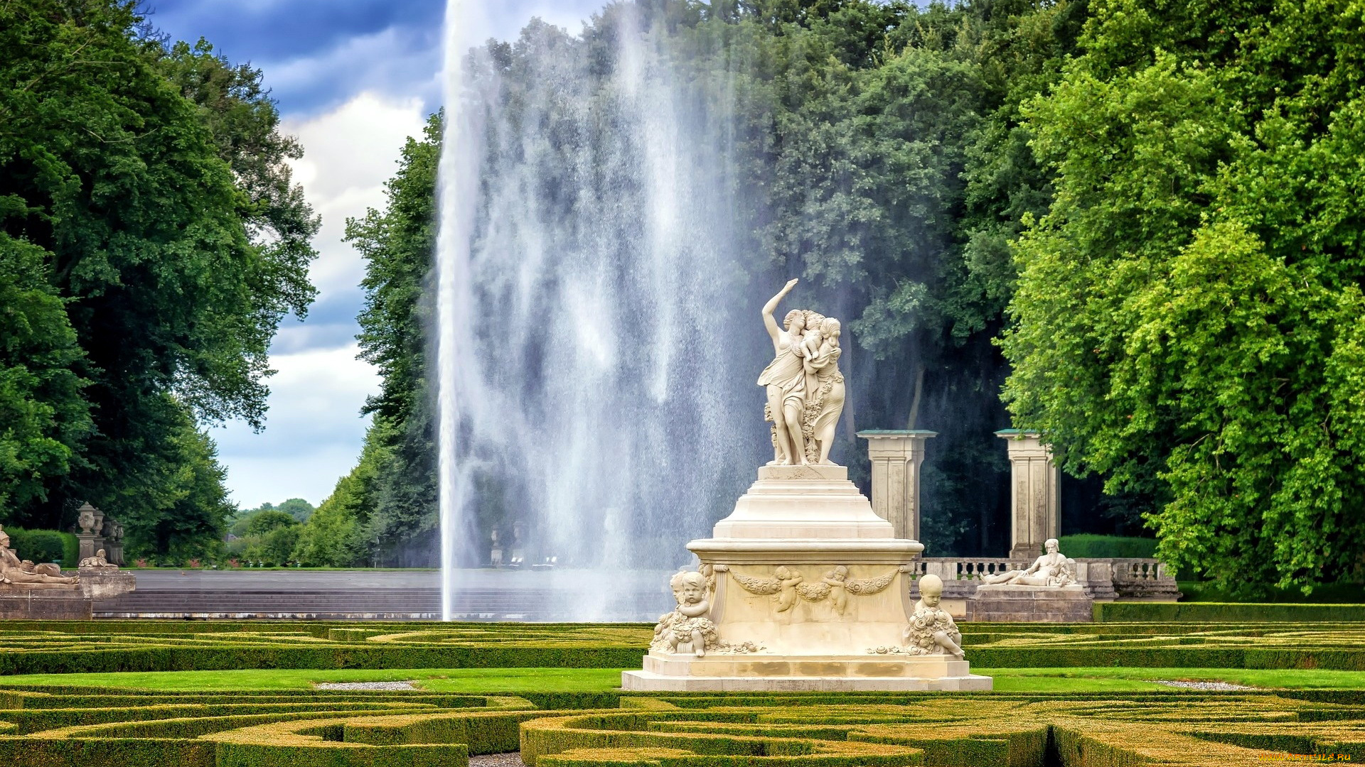 park, in, munsterland, , germany, природа, парк, germany, park, in, munsterland