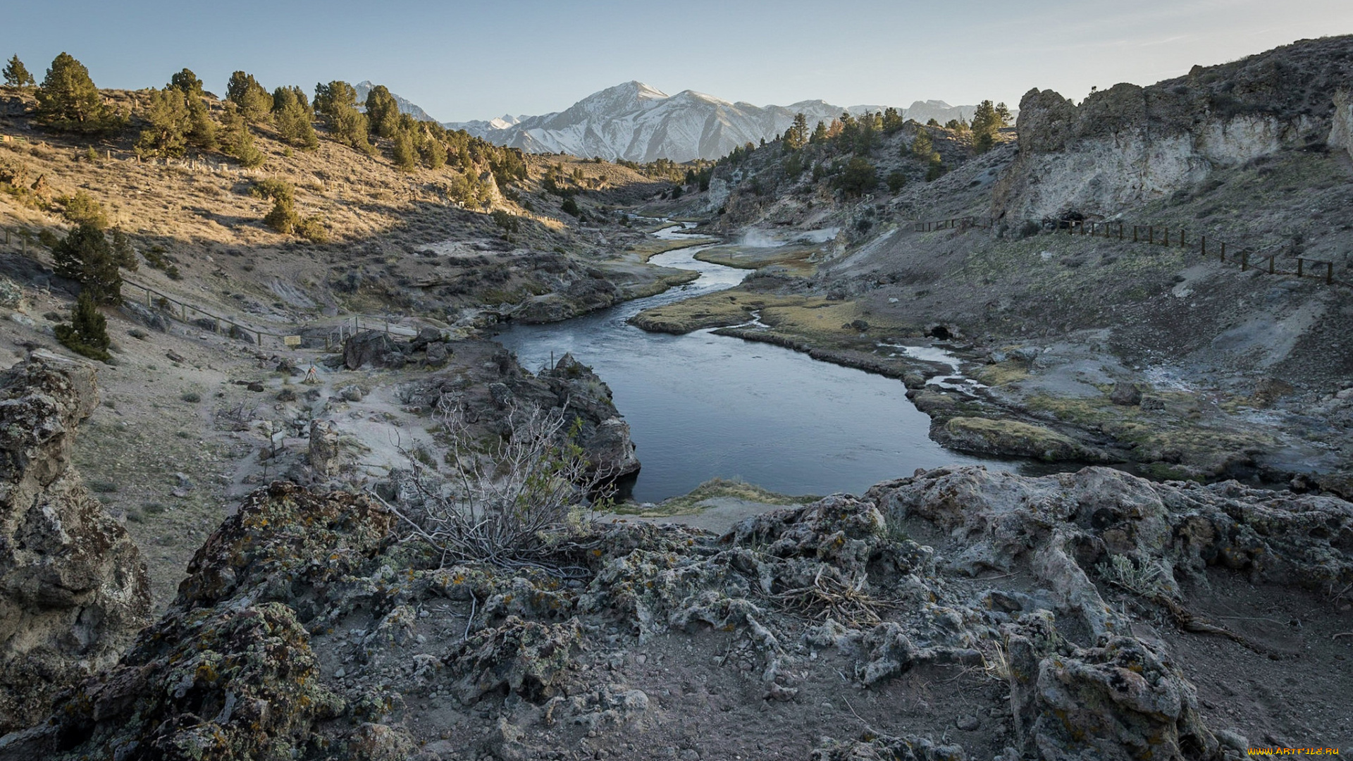 природа, реки, озера, простор