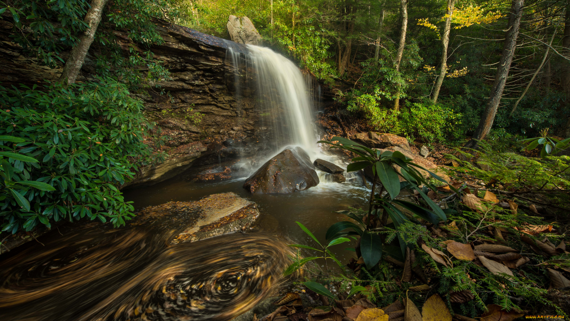 природа, водопады, простор