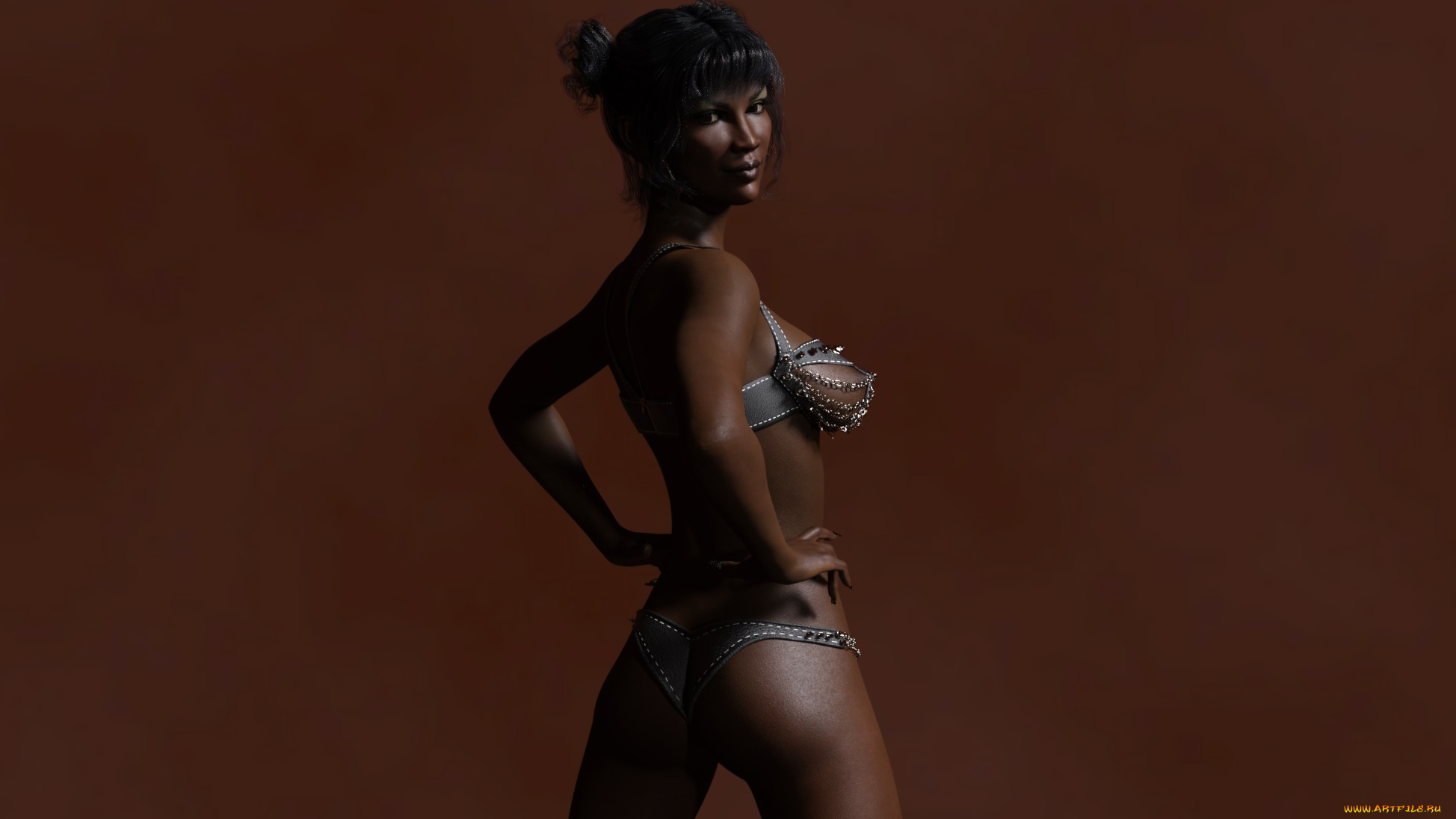 3д, графика, люди, , people, девушка, взгляд, фон