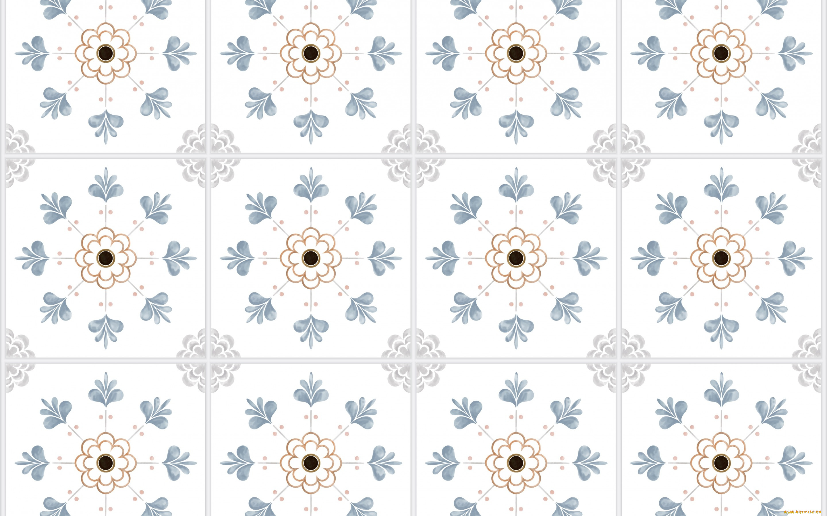 векторная, графика, графика, , graphics, цветы, узор, текстура, квадраты, белый, фон