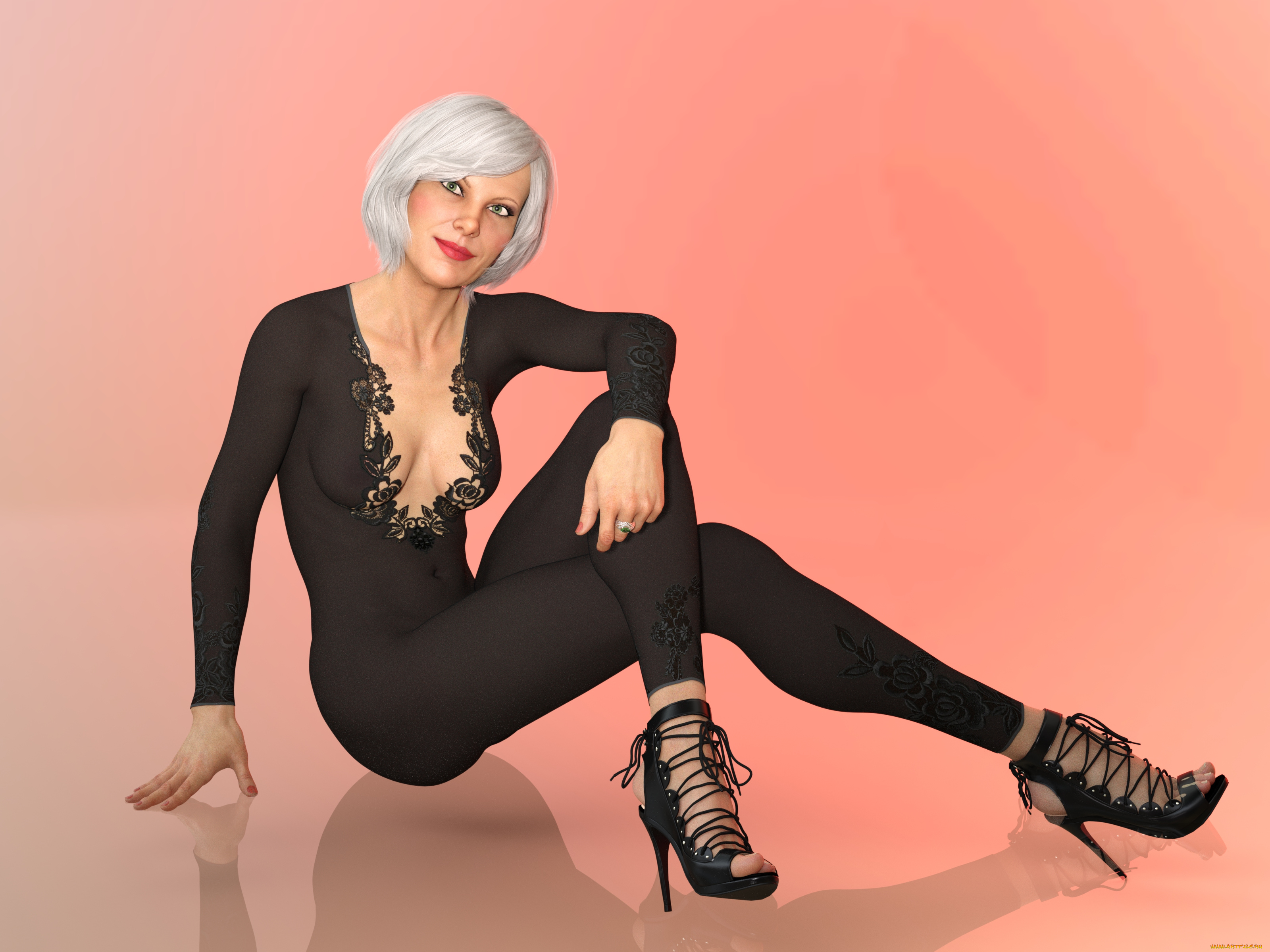 3д, графика, люди, , people, фон, взгляд, девушка