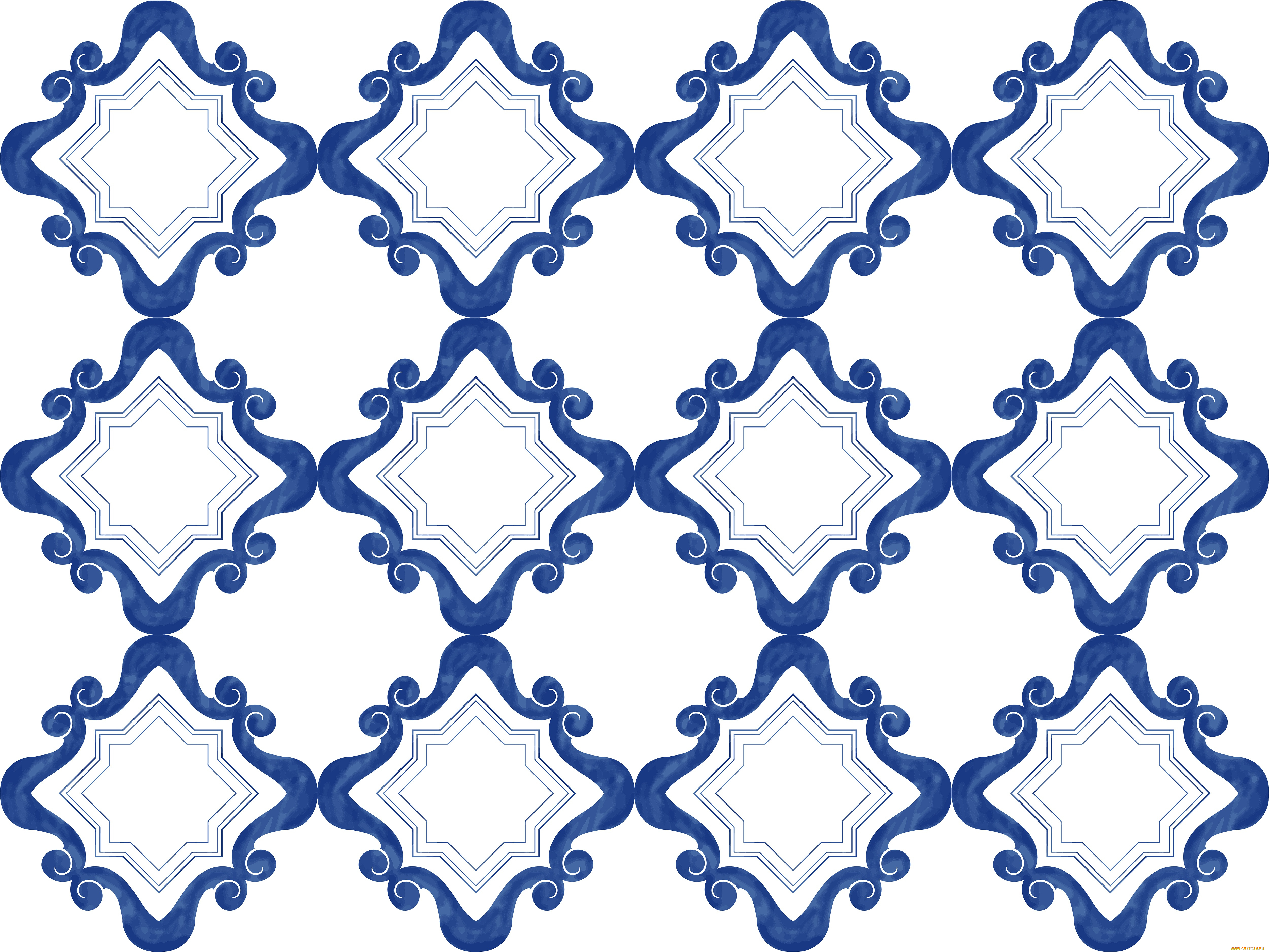 векторная, графика, графика, , graphics, синий, текстура, белый, фон, орнамент
