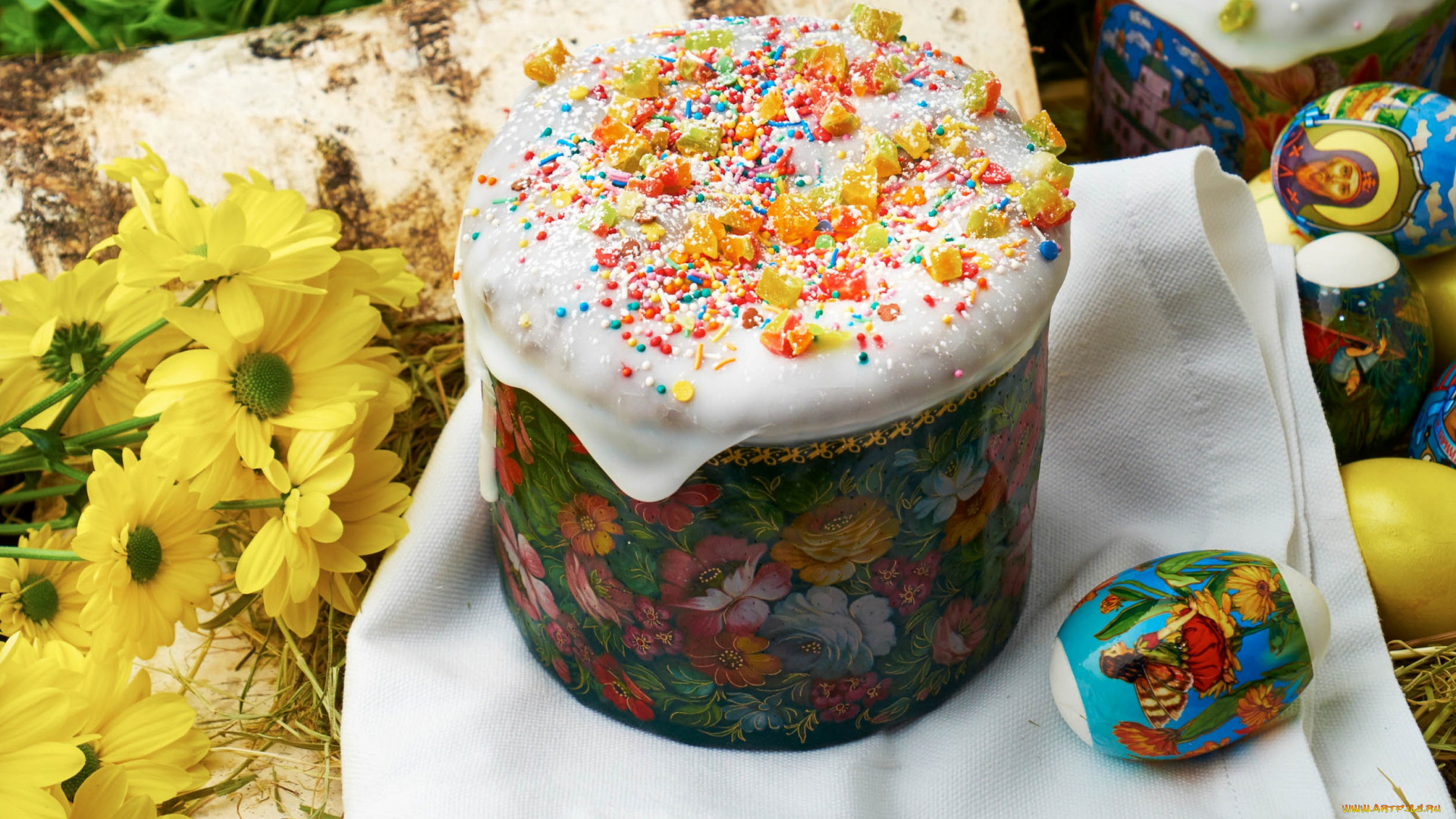 праздничные, пасха, кулич