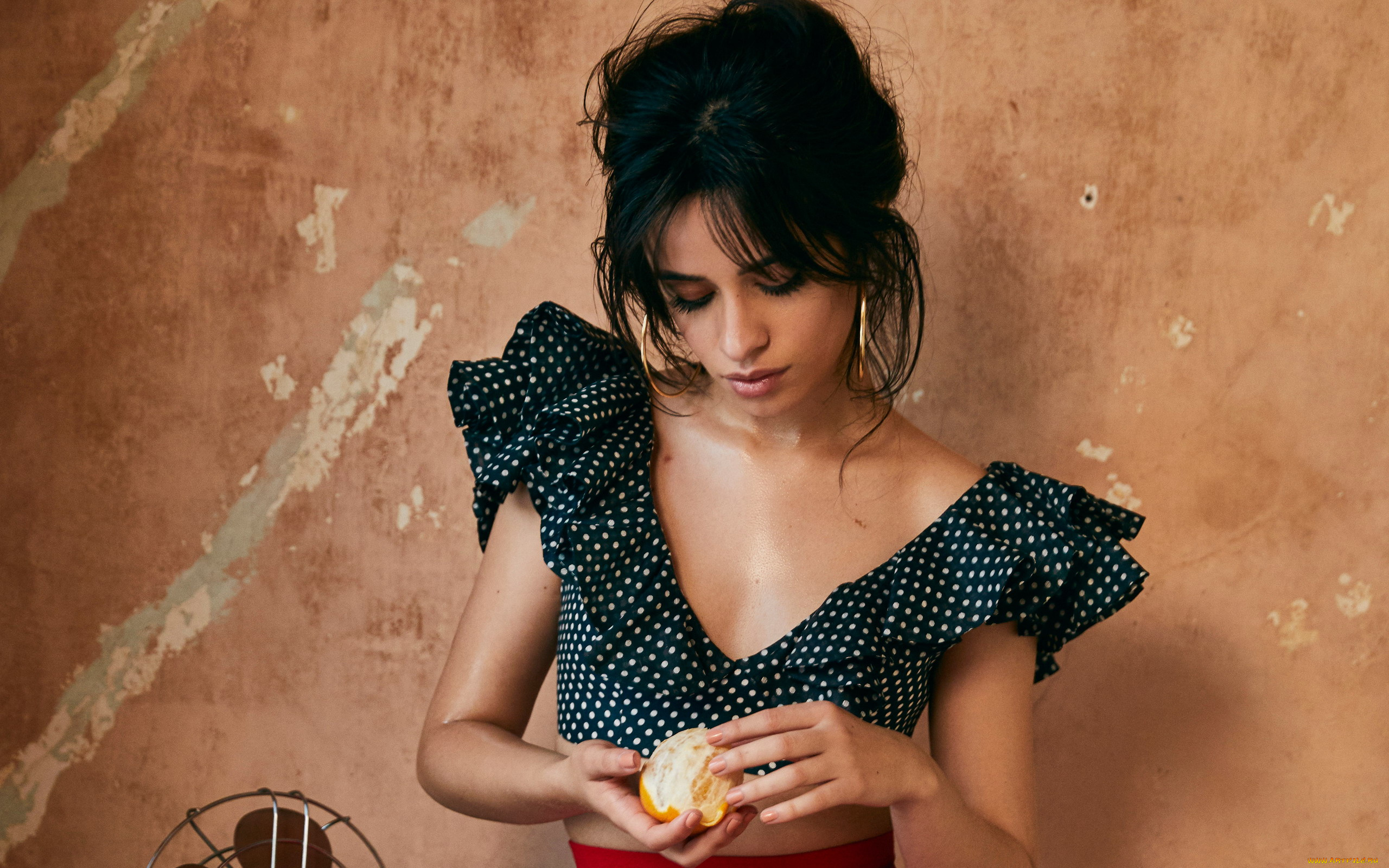 музыка, camila, cabello, серьги, апельсин