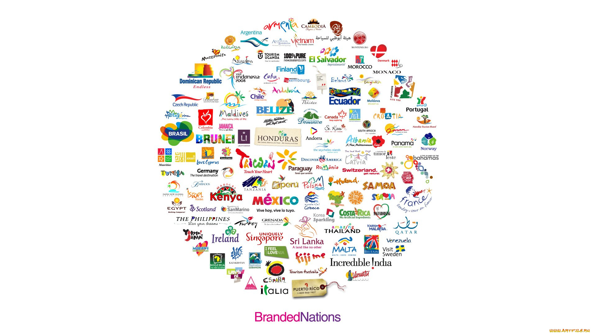 бренды, -, другое, круг, логотипы