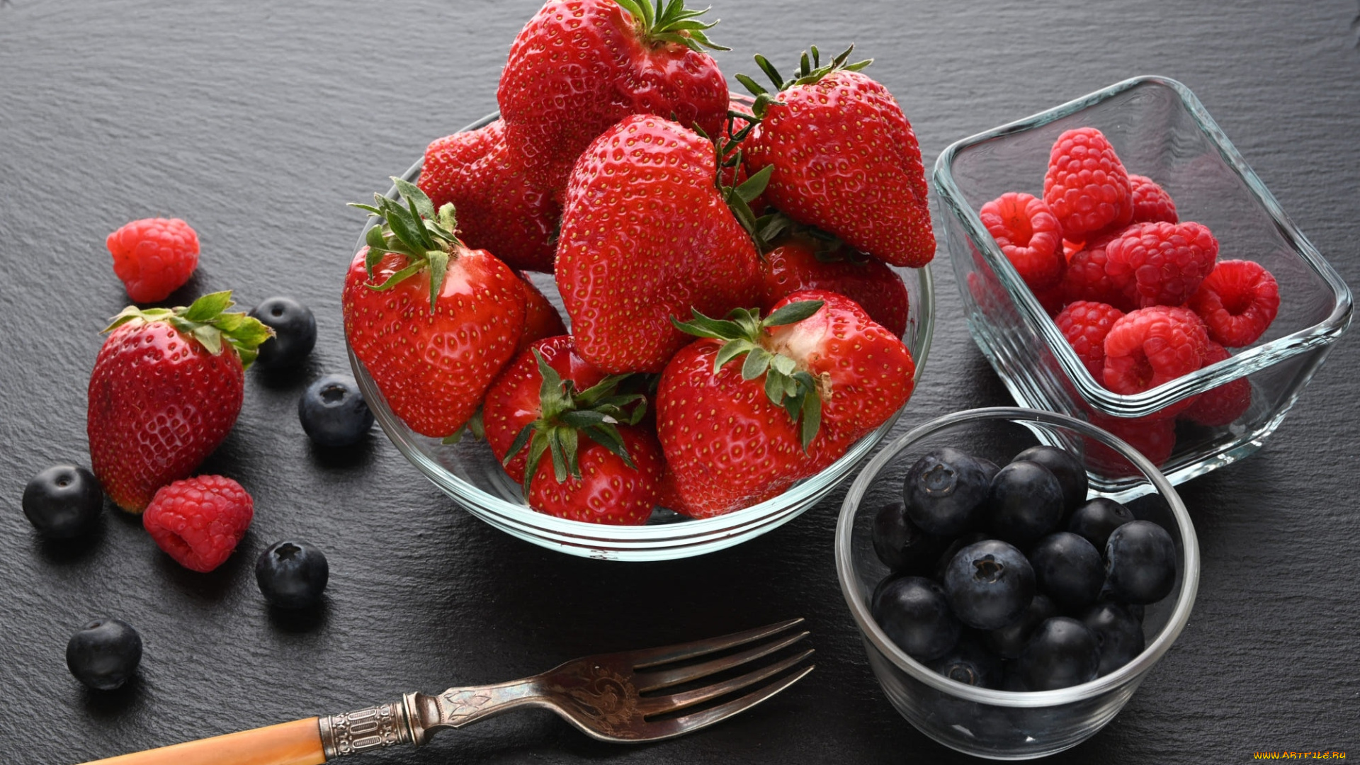 еда, фрукты, , ягоды, клубника, малина, черника