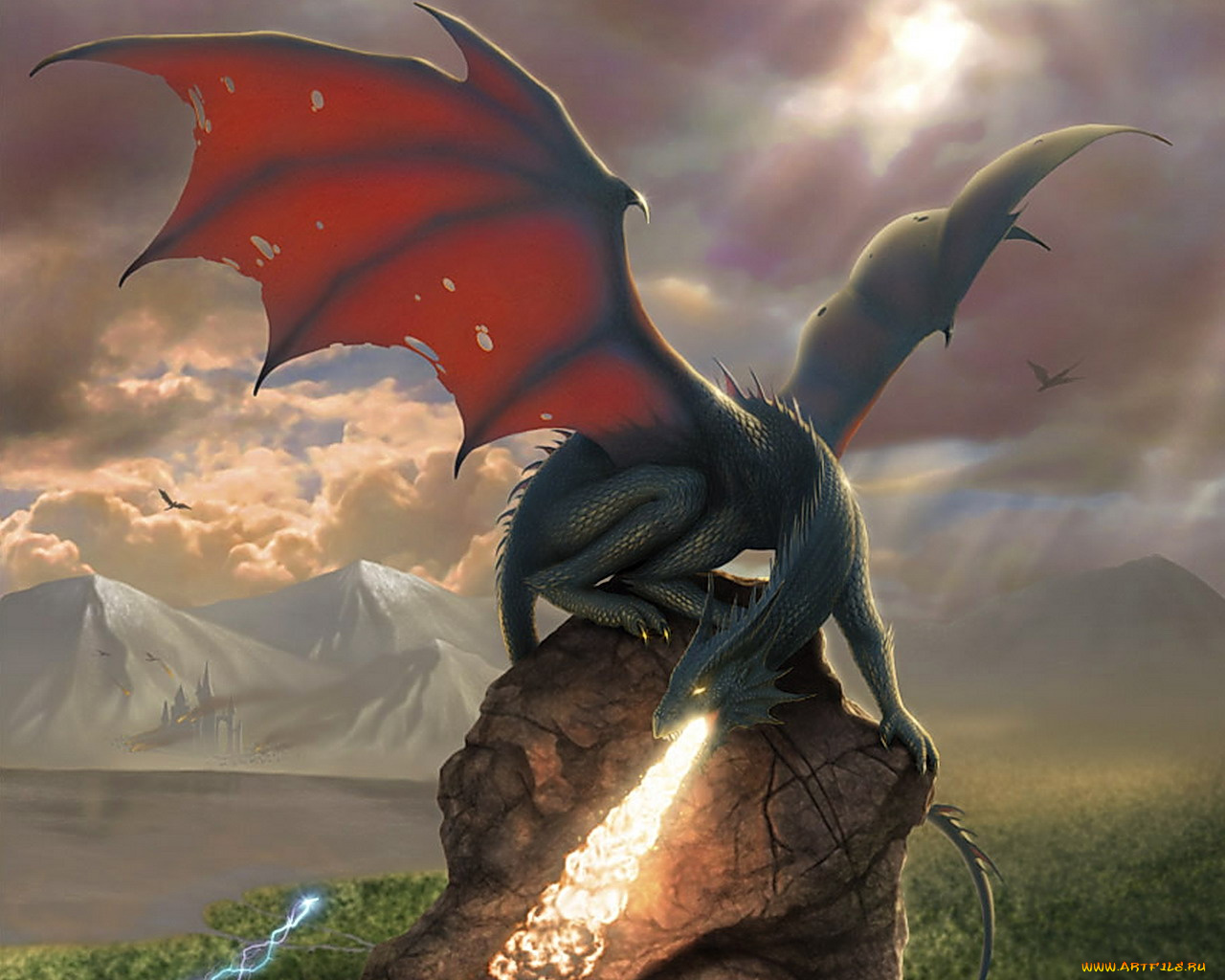 фэнтези, драконы