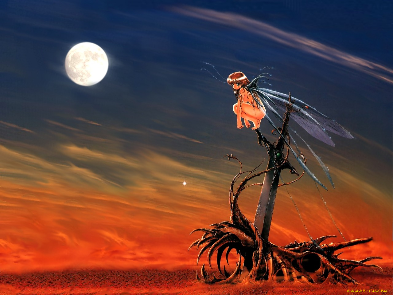 аниме, angels, demons